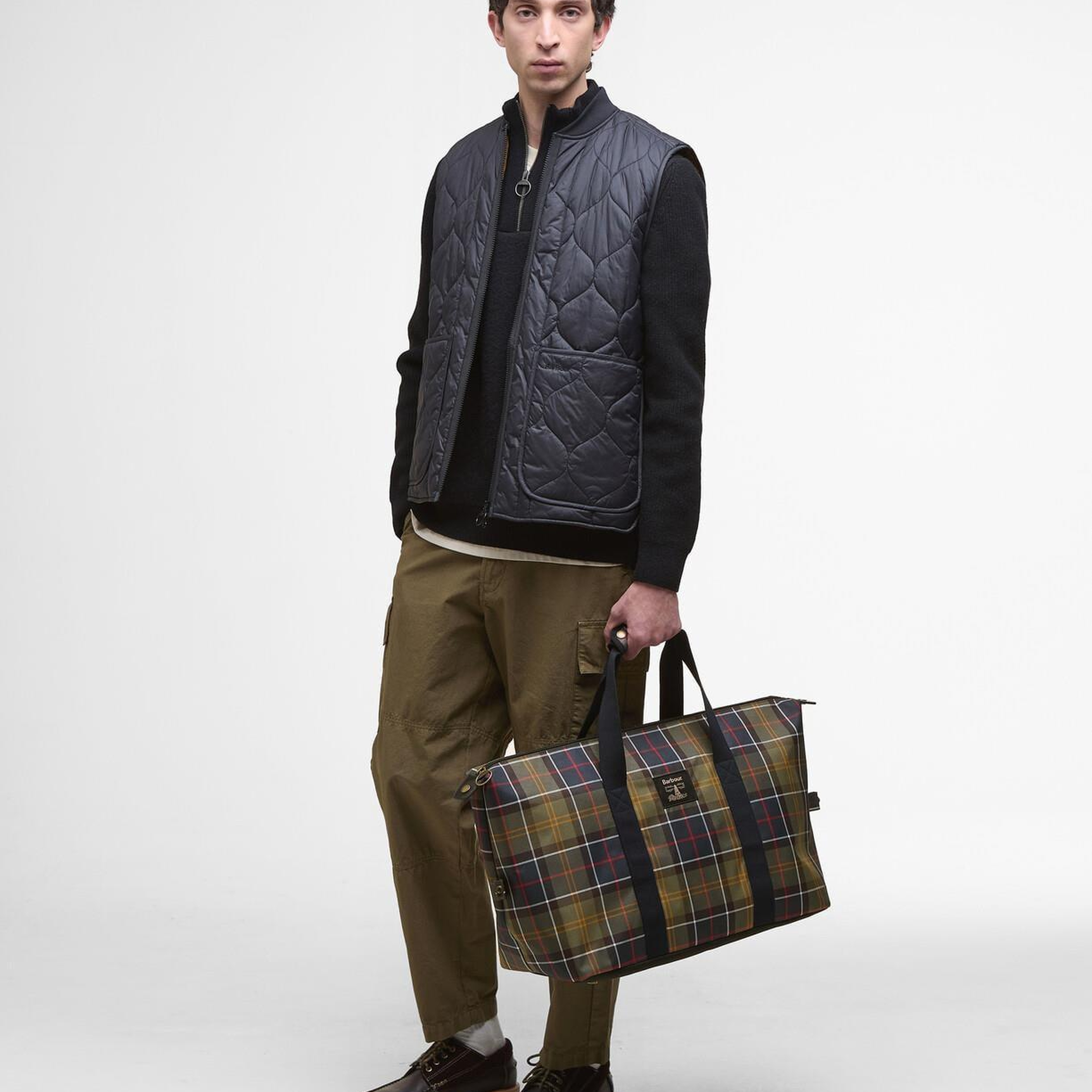 Barbour Torridon Tartan Carry Kol Çanta