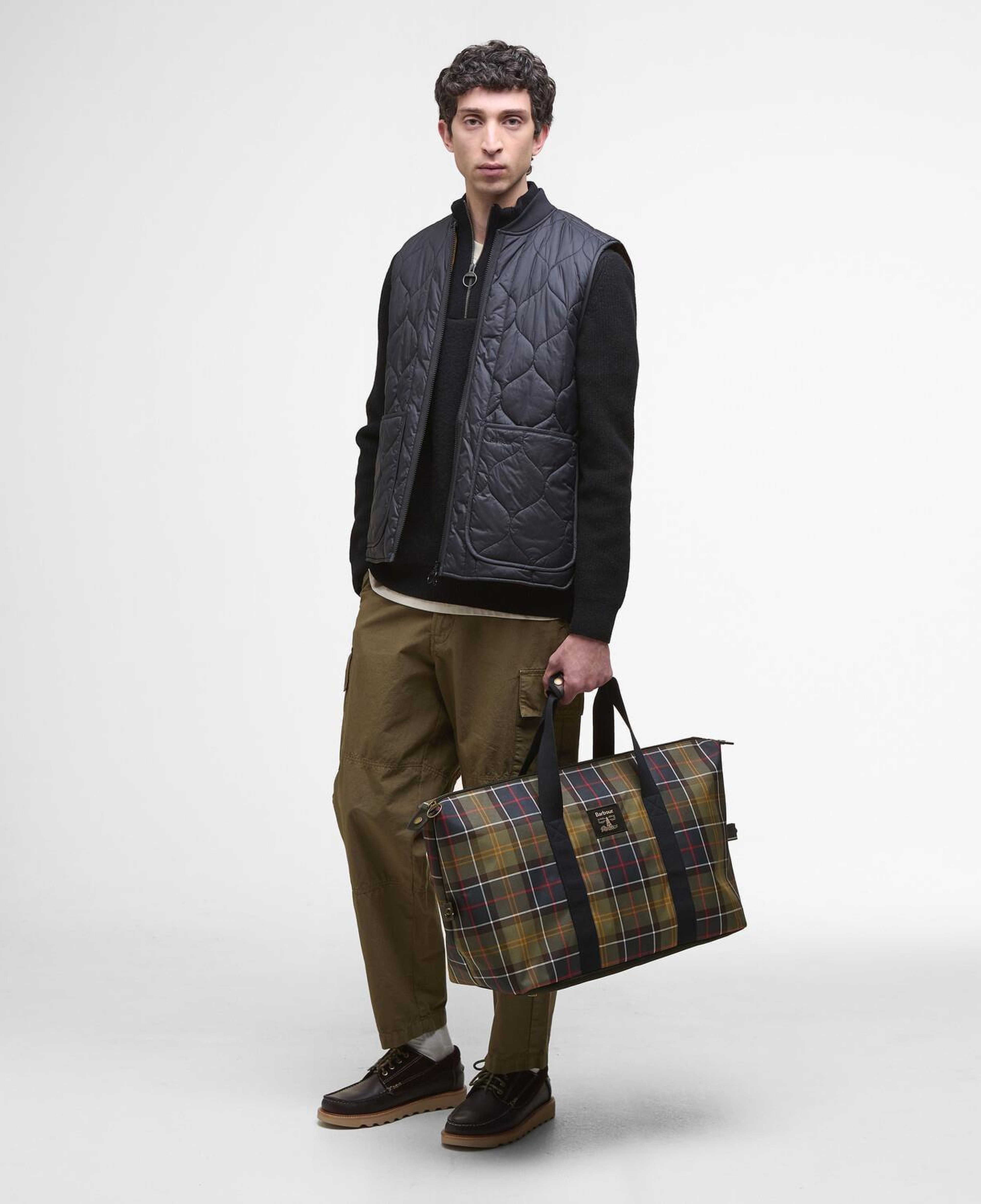 Barbour Torridon Tartan Carry Kol Çanta