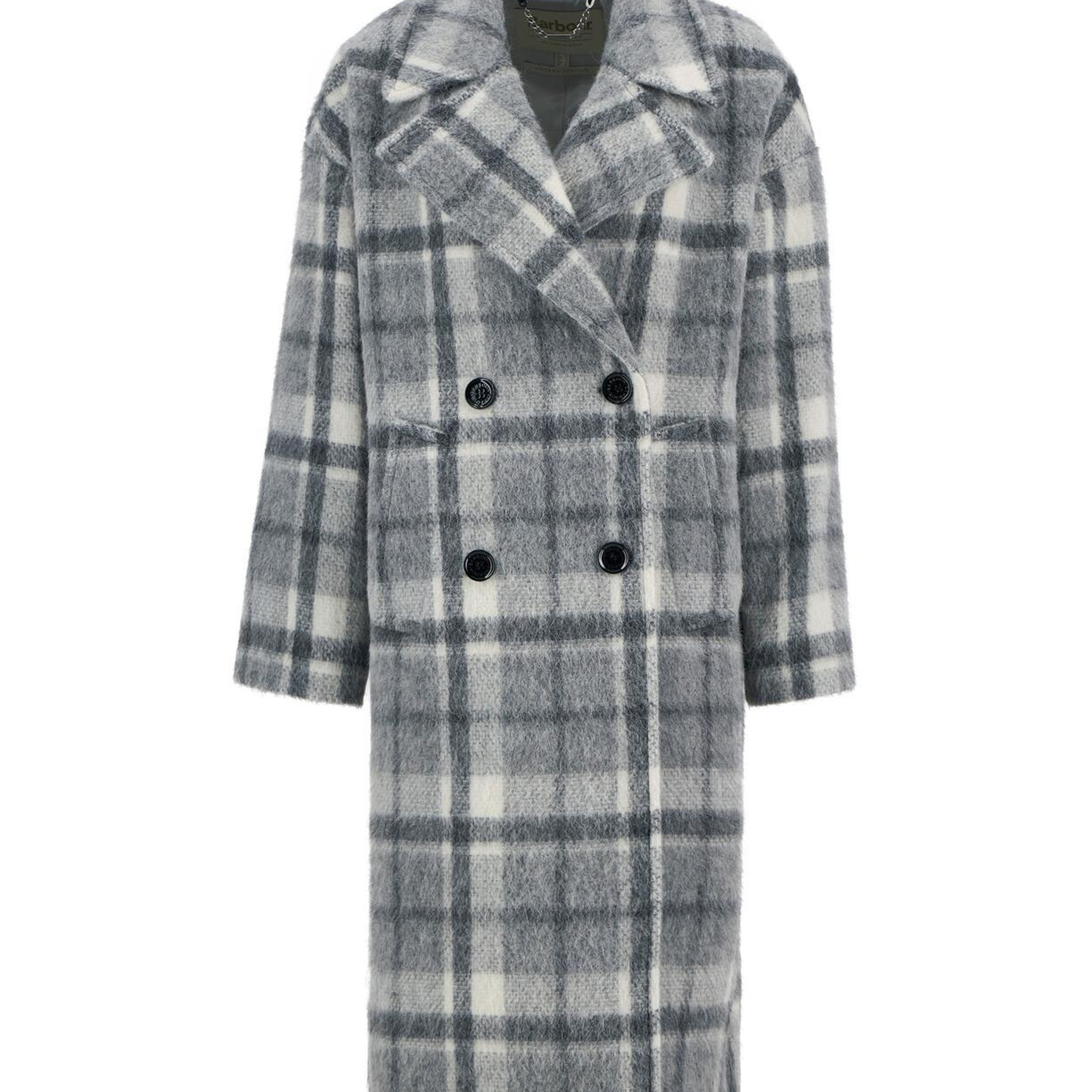 Barbour Beattie Double Breasted Wool Palto