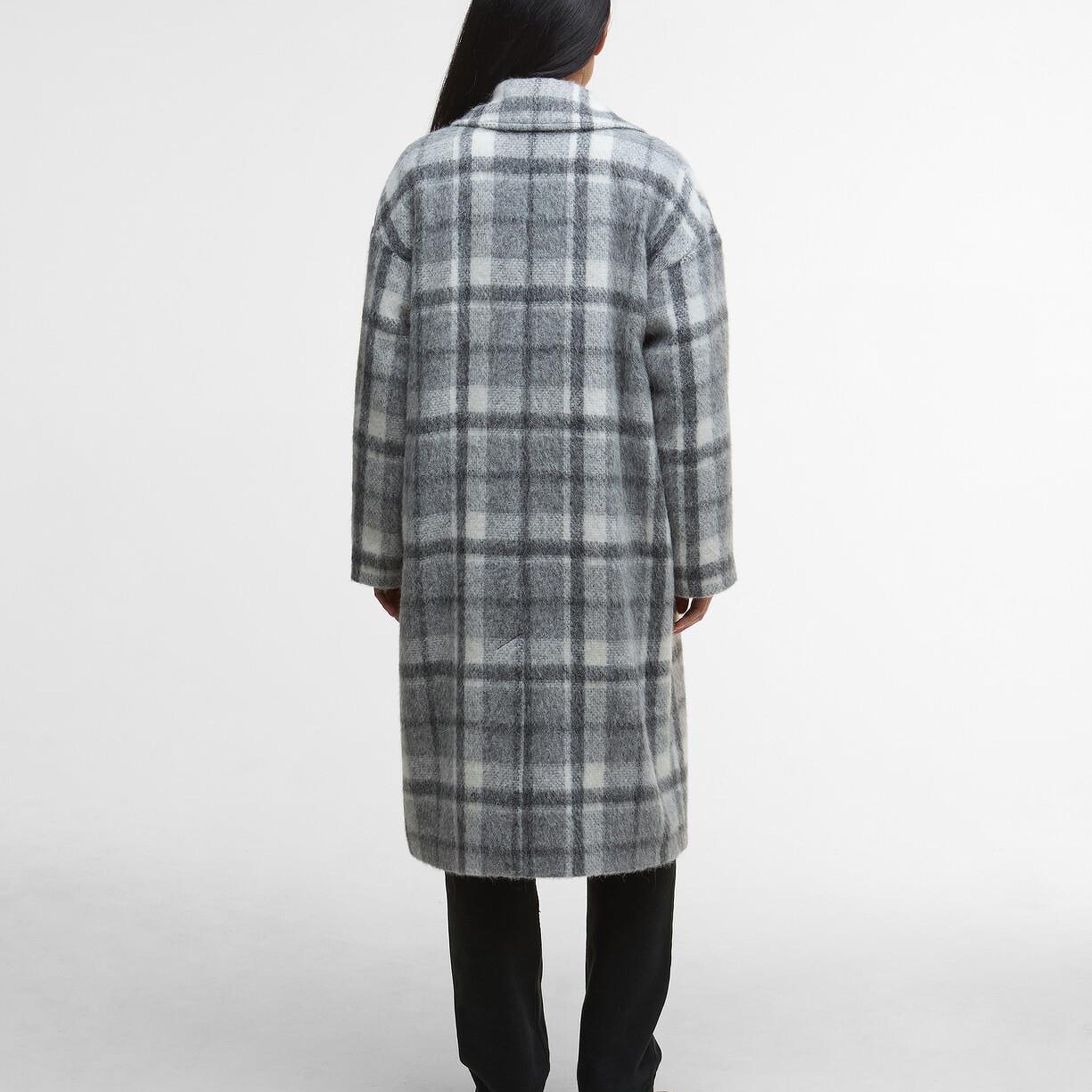 Barbour Beattie Double Breasted Wool Palto