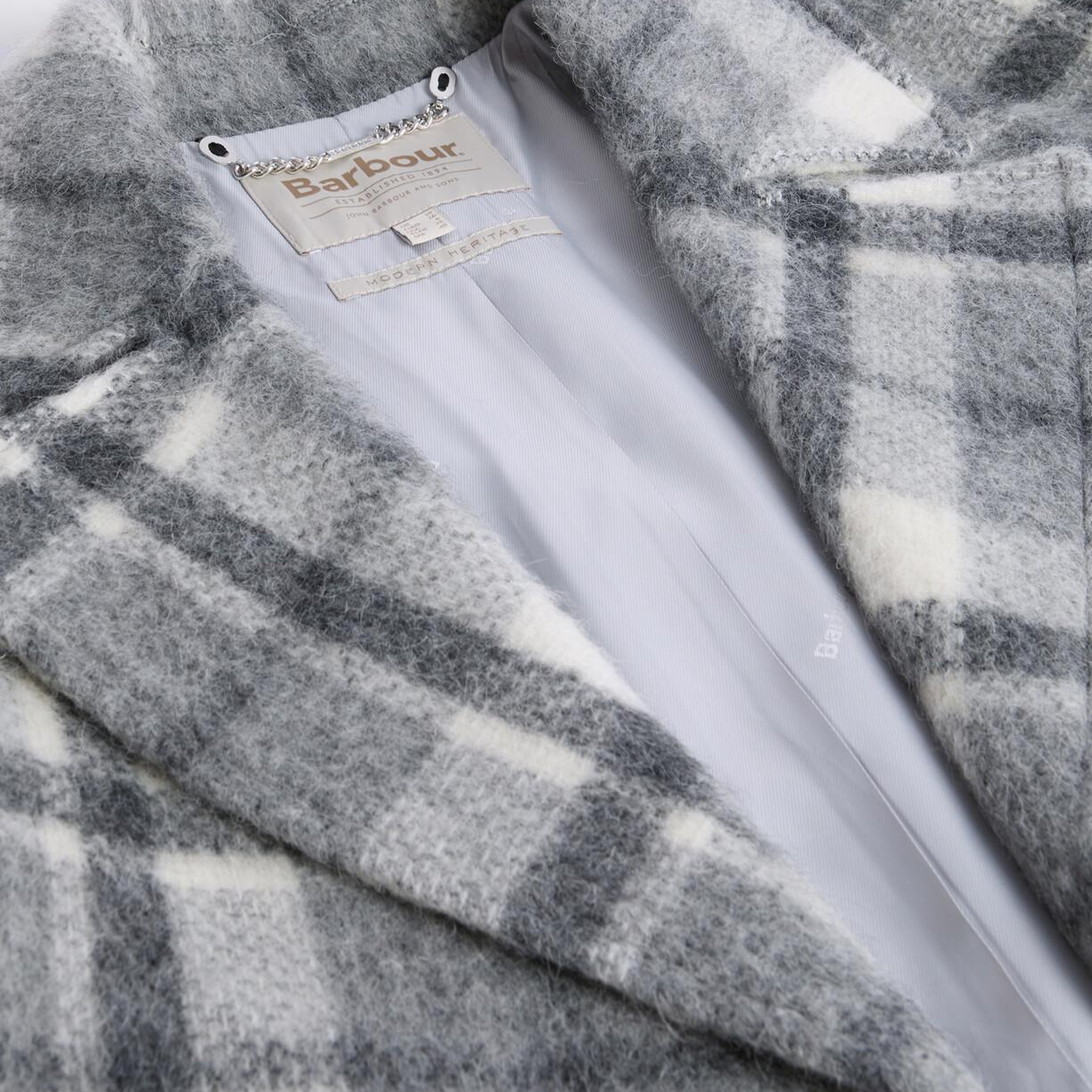 Barbour Beattie Double Breasted Wool Palto