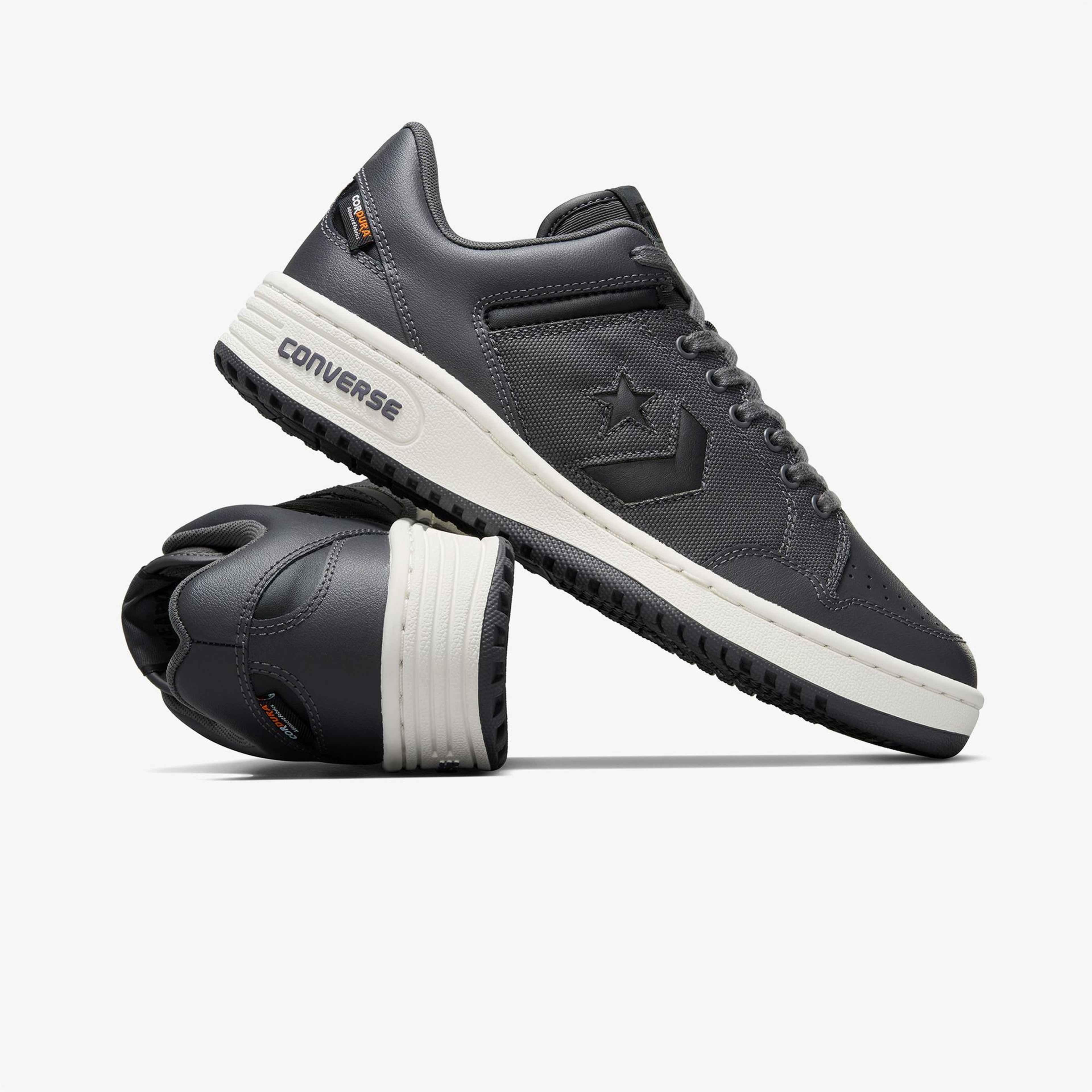 Converse Weapon Unisex Gri Deri & Cordura Sneaker