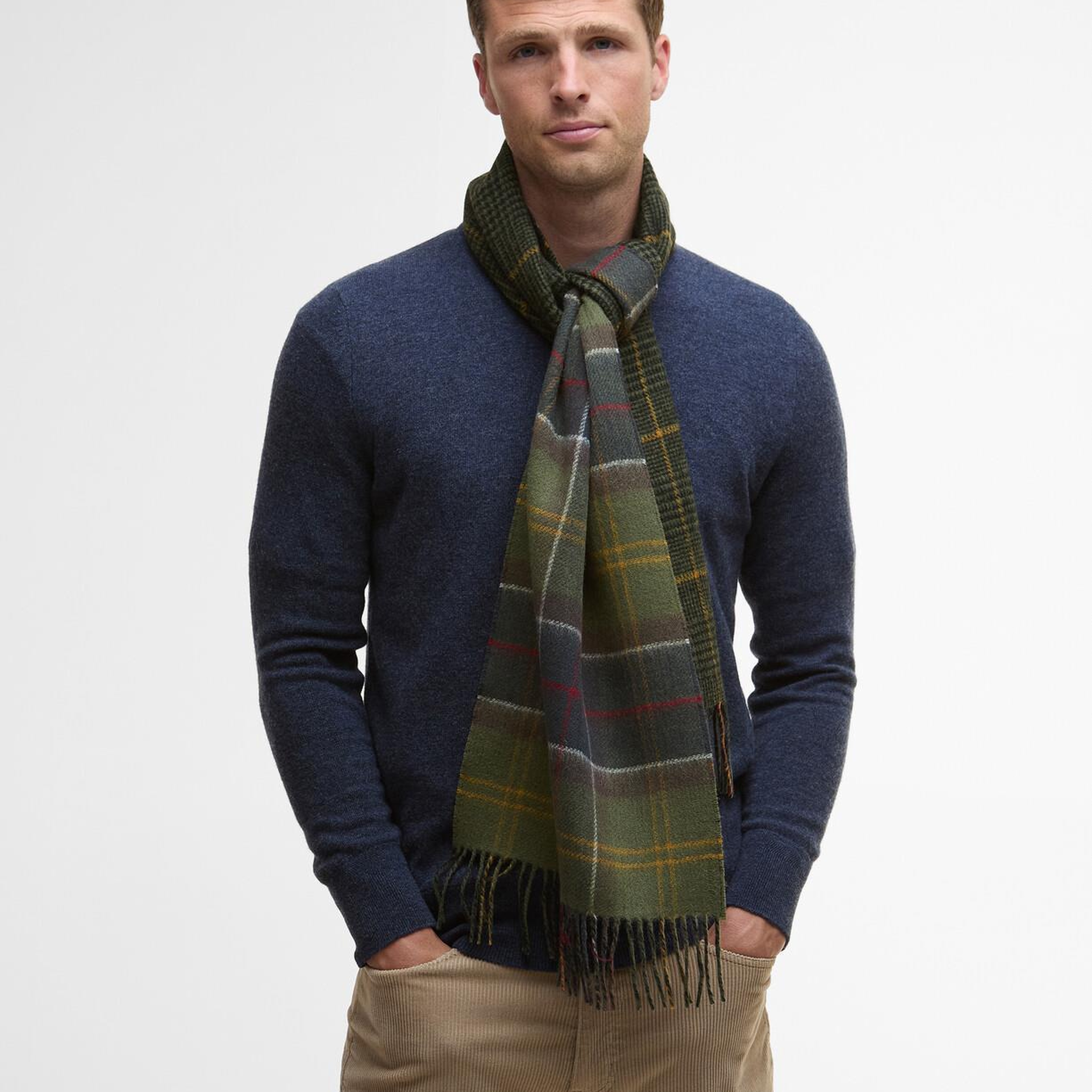 Barbour Dramside Çift Taraflı Atkı