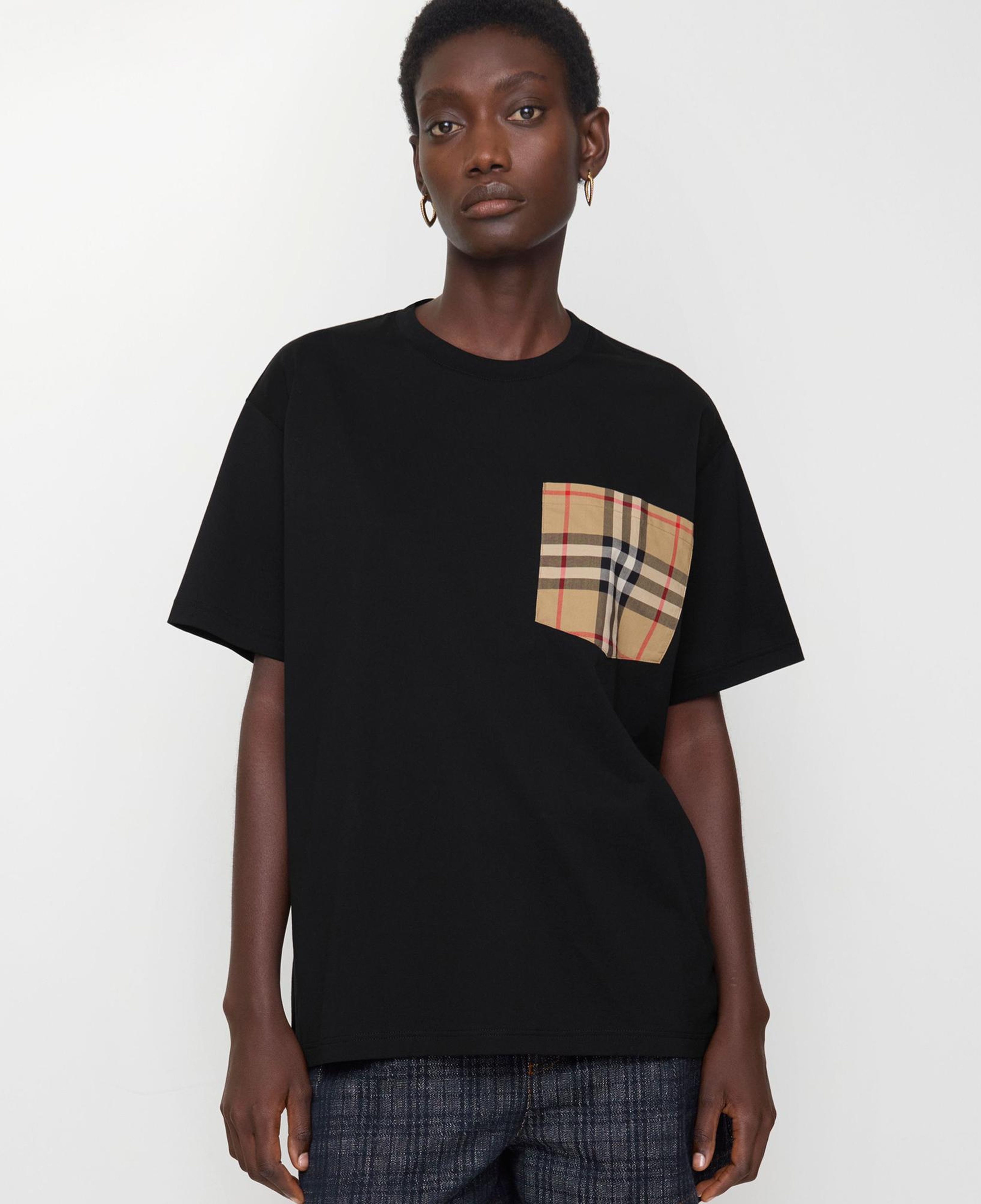 Burberry Kadın Siyah T-Shirt