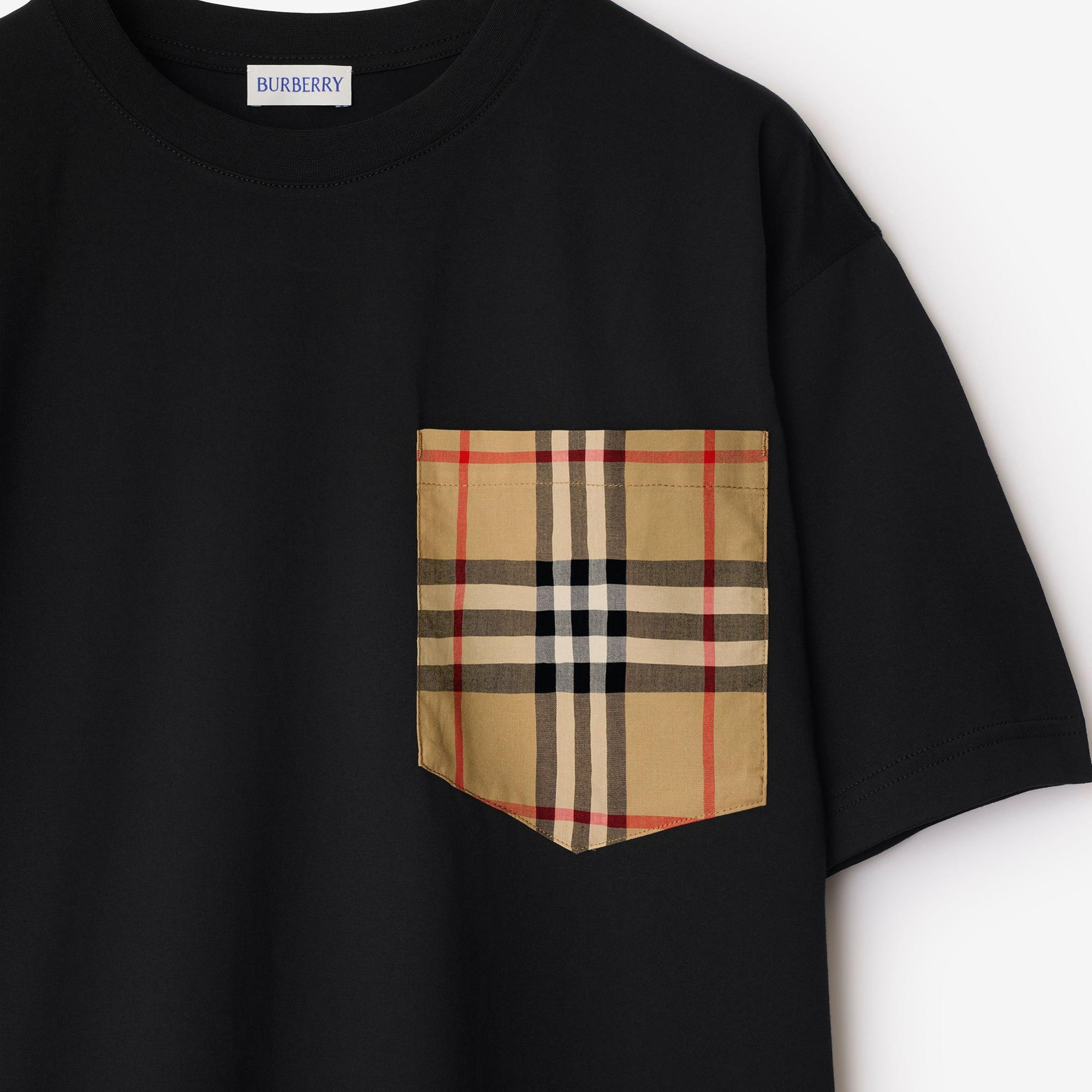 Burberry Kadın Siyah T-Shirt