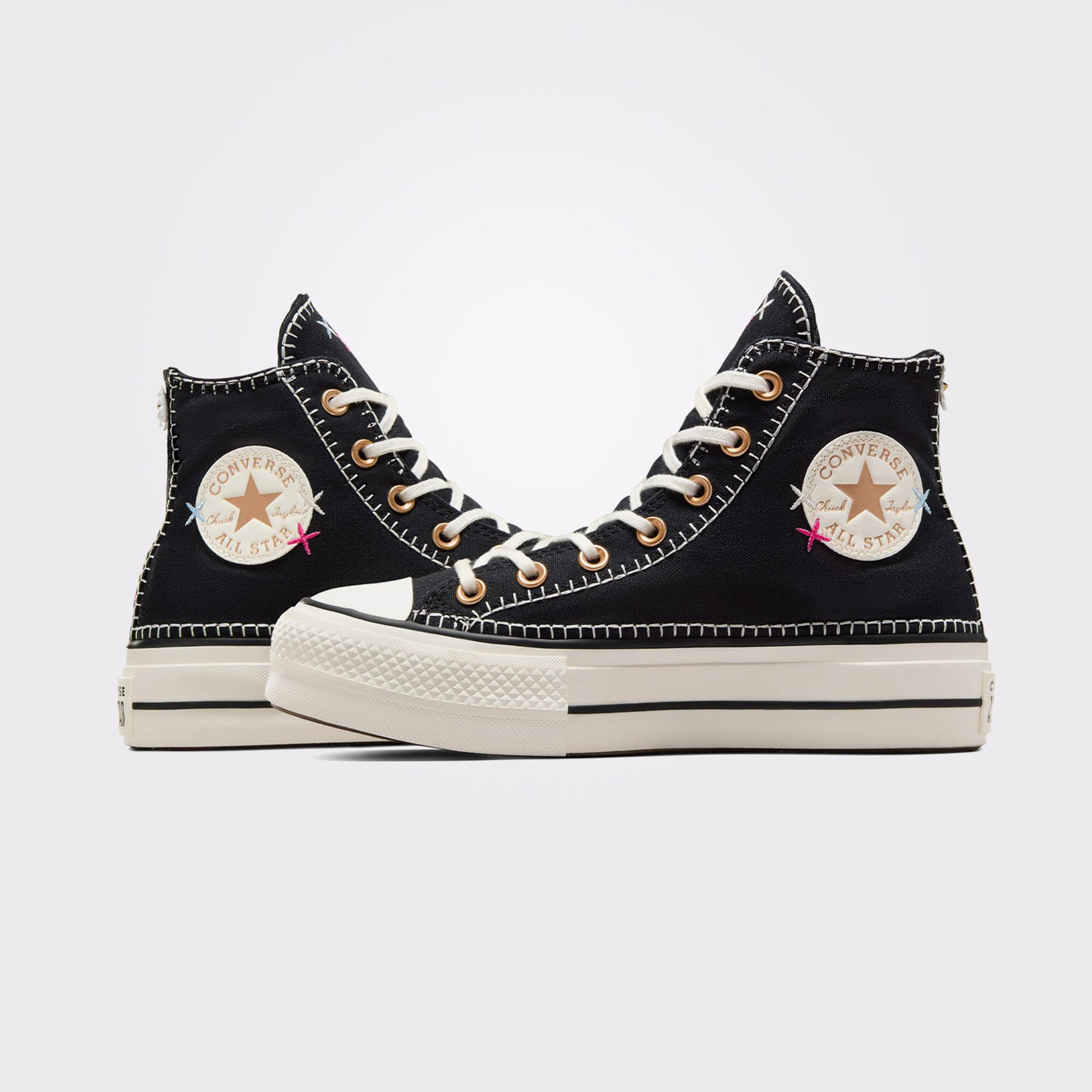 Converse Chuck Taylor All Star Lift Unisex Siyah Platform Sneaker