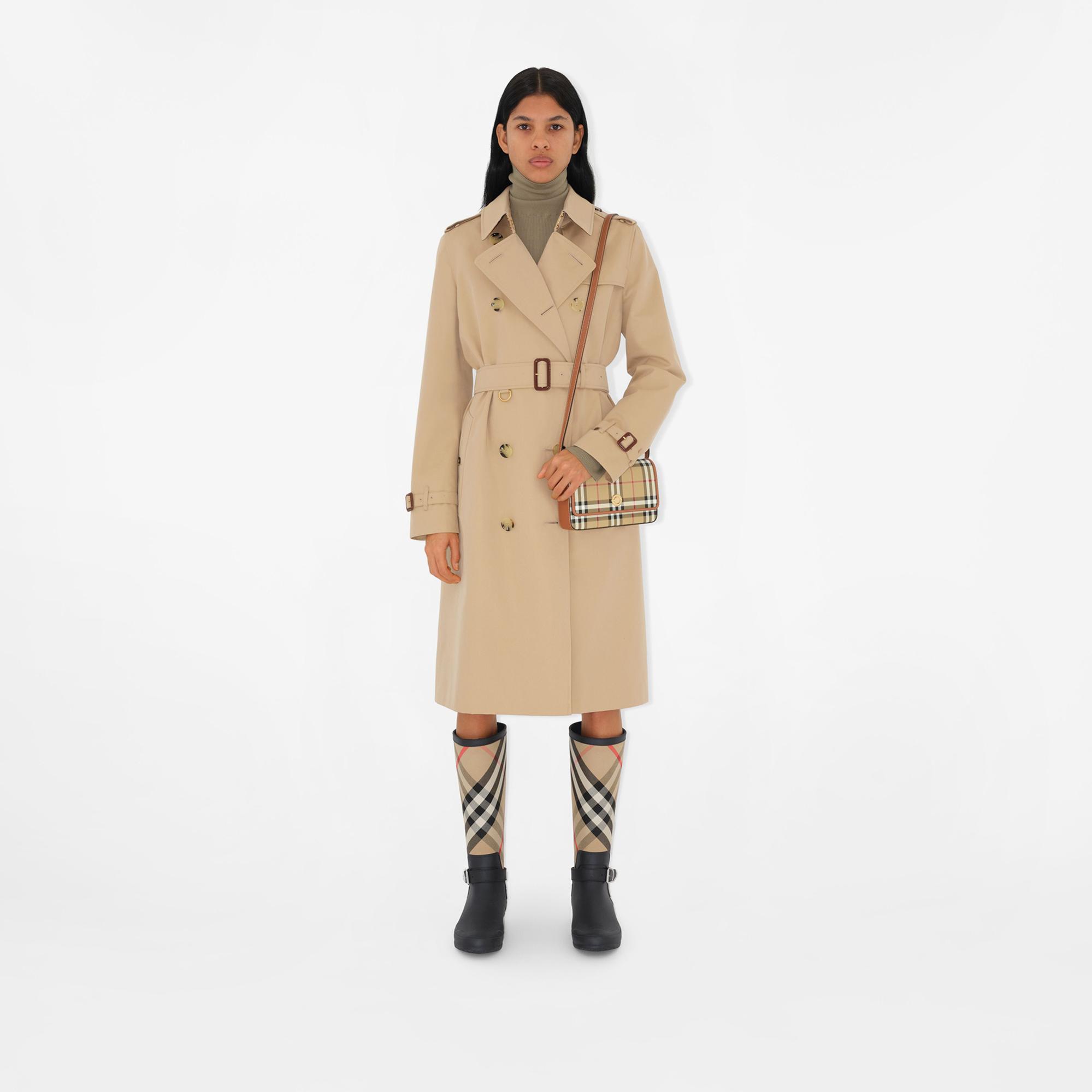 Burberry Hampshire Kadın Bej Omuz Çantası