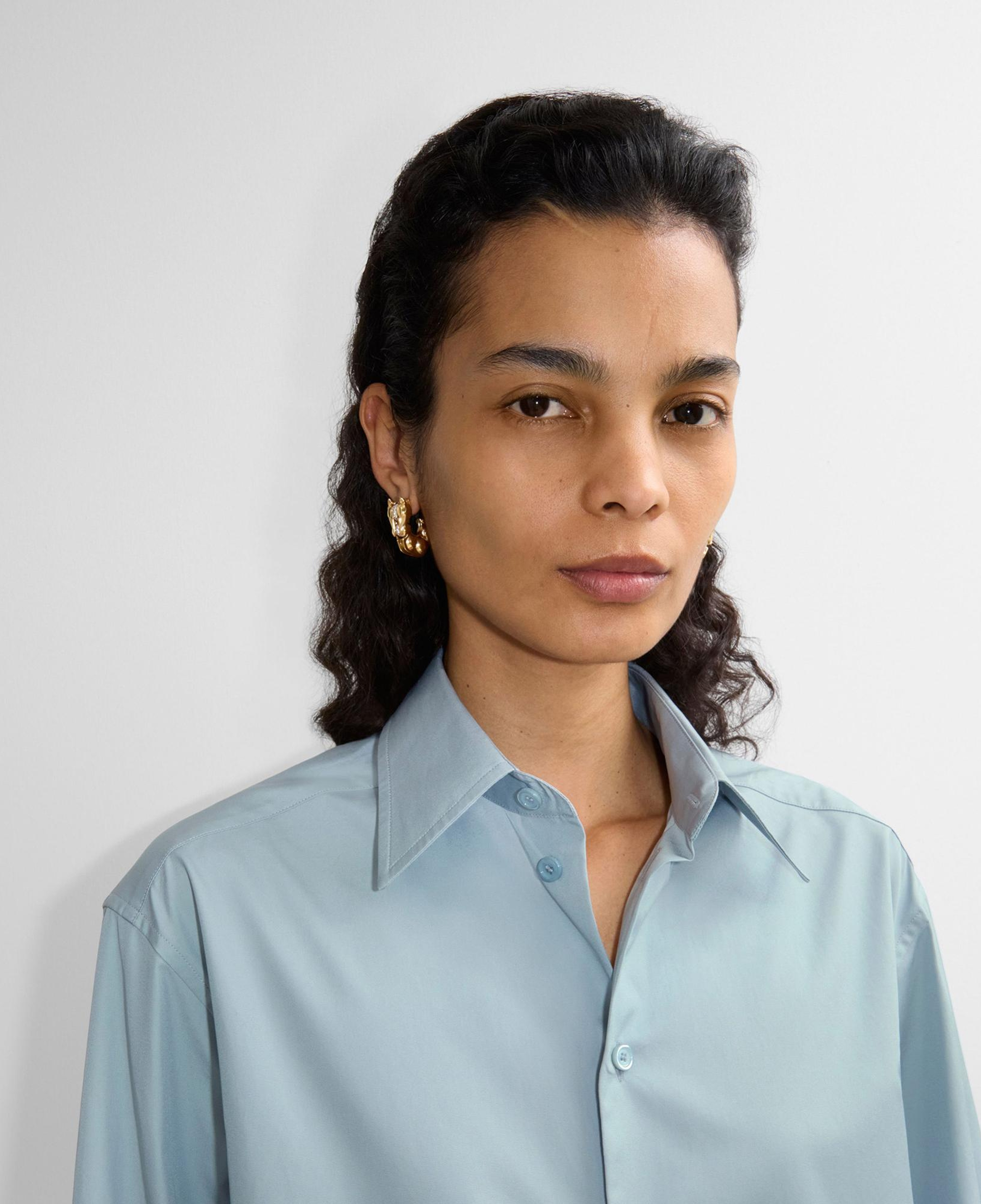 Burberry Horse Sphere Pavé Hoop Kadın Altın Rengi Küpe