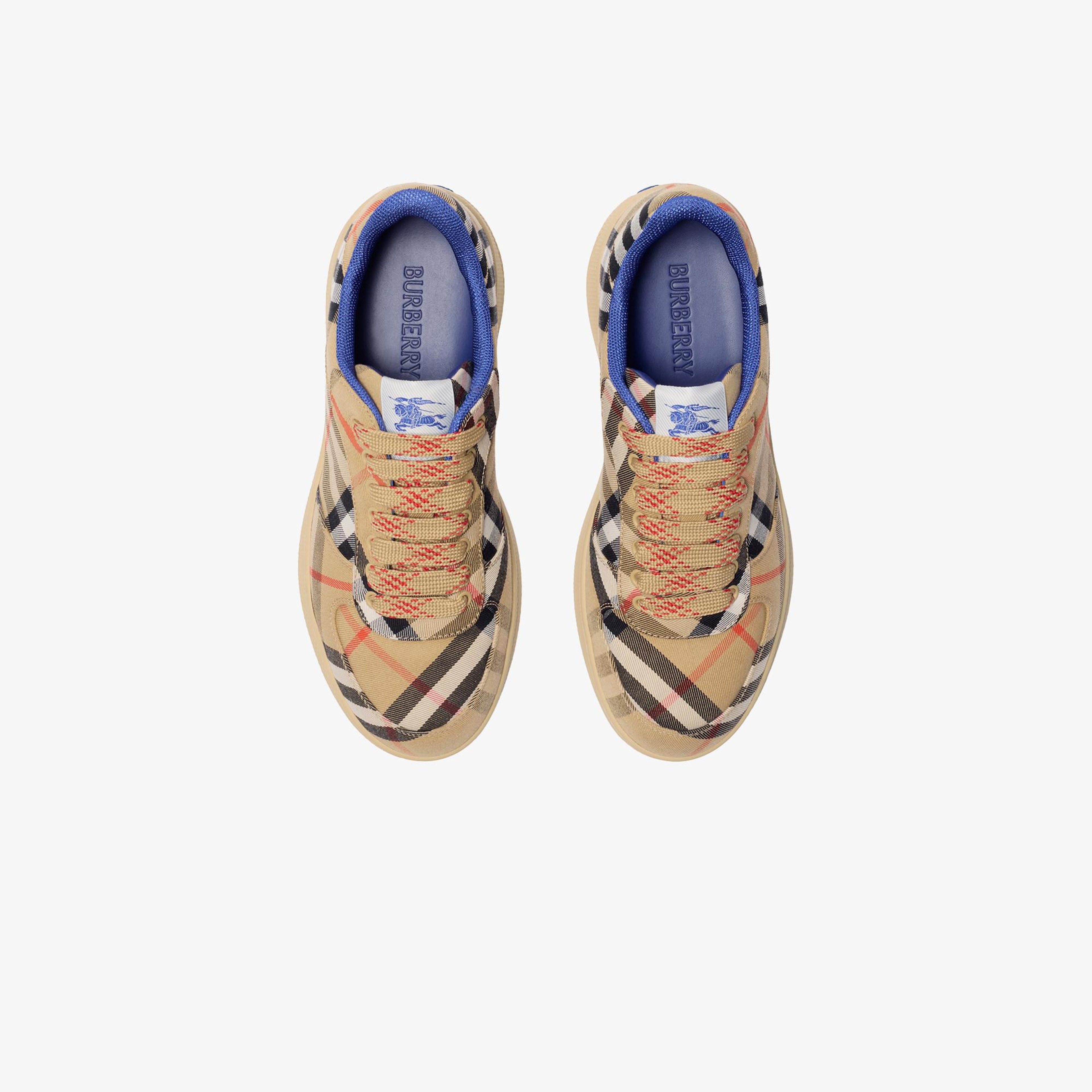 Burberry Check Terrace Kadın Bej Sneaker