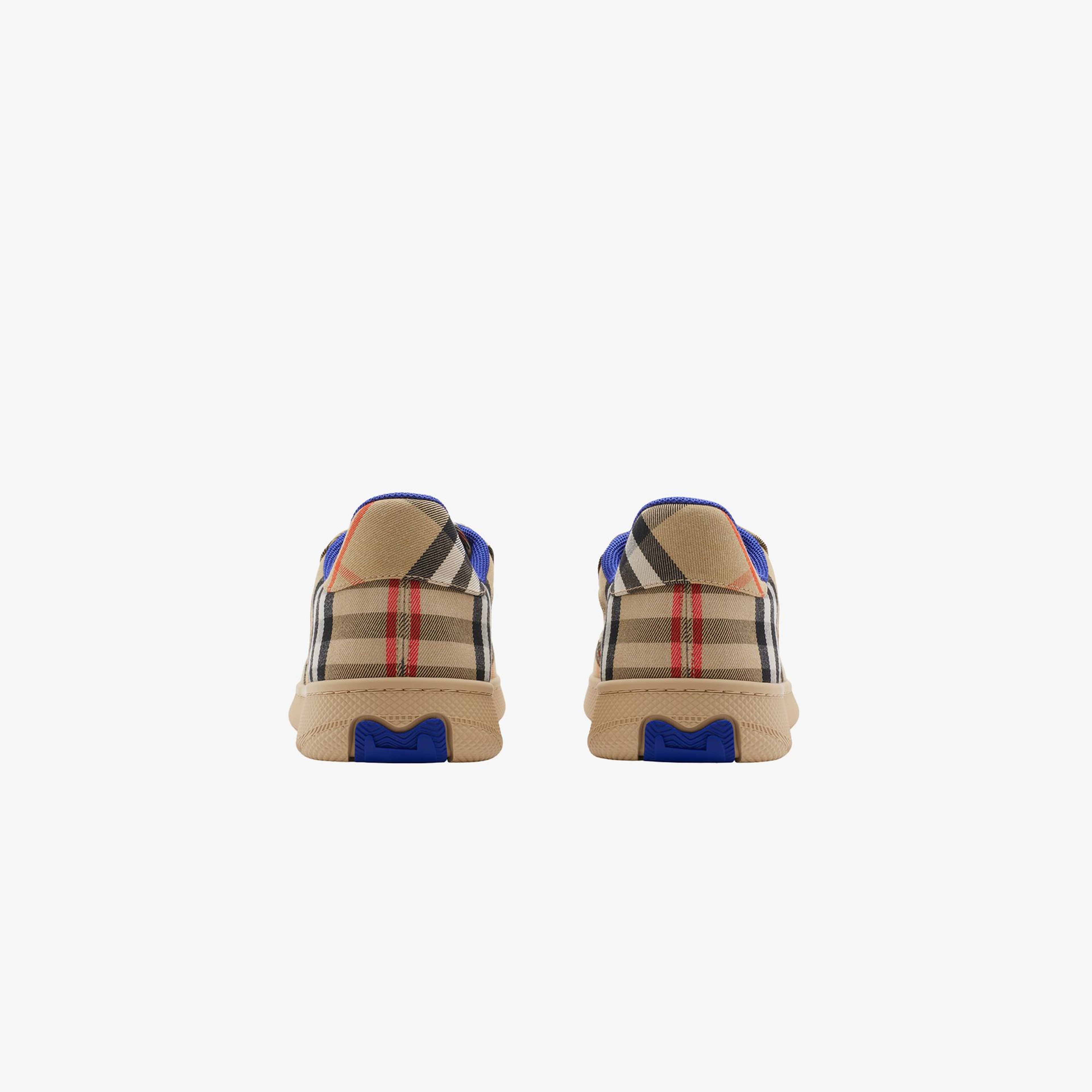 Burberry Check Terrace Kadın Bej Sneaker