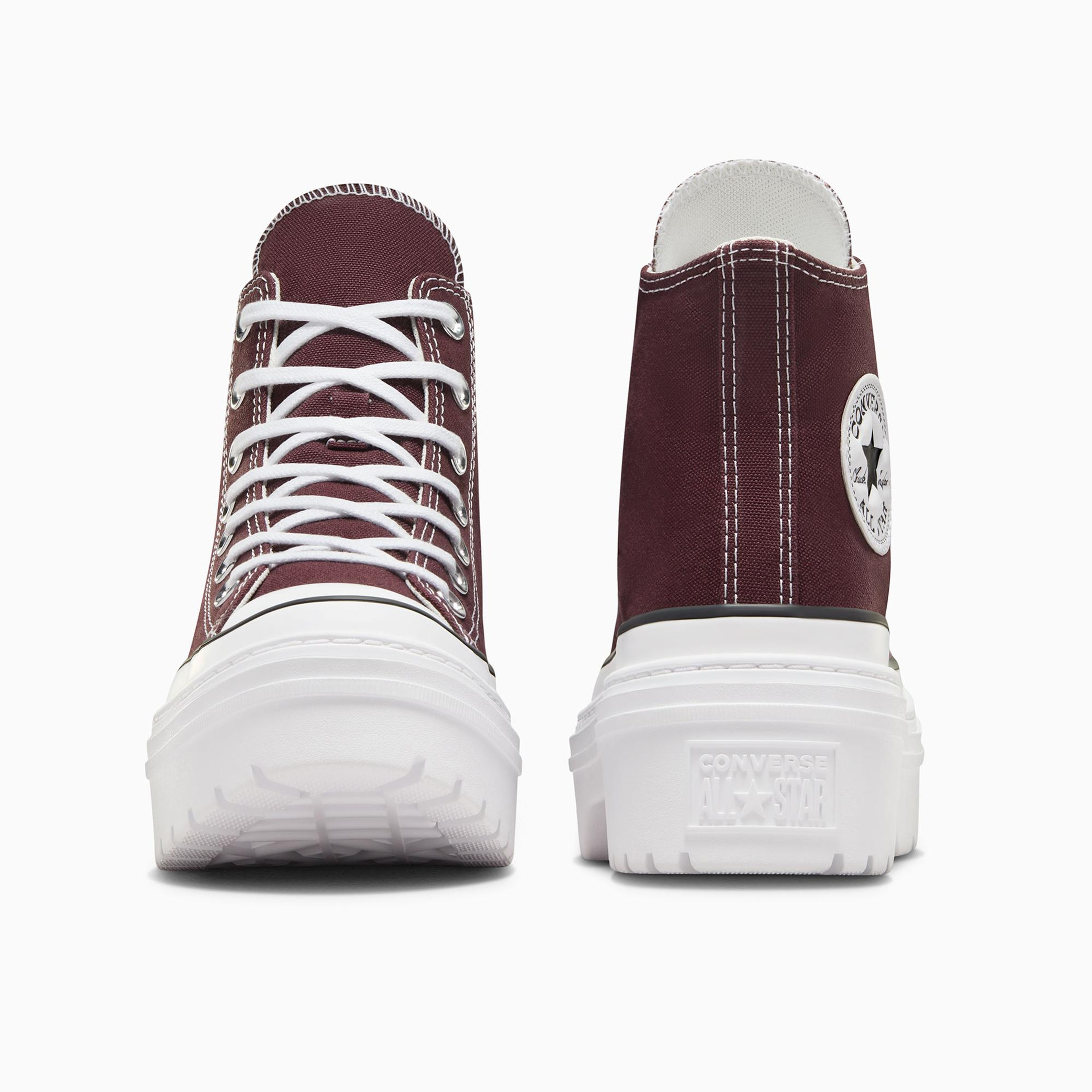 Converse Chuck Taylor All Star Lugged Heel Kadın Bordo Platform Sneaker