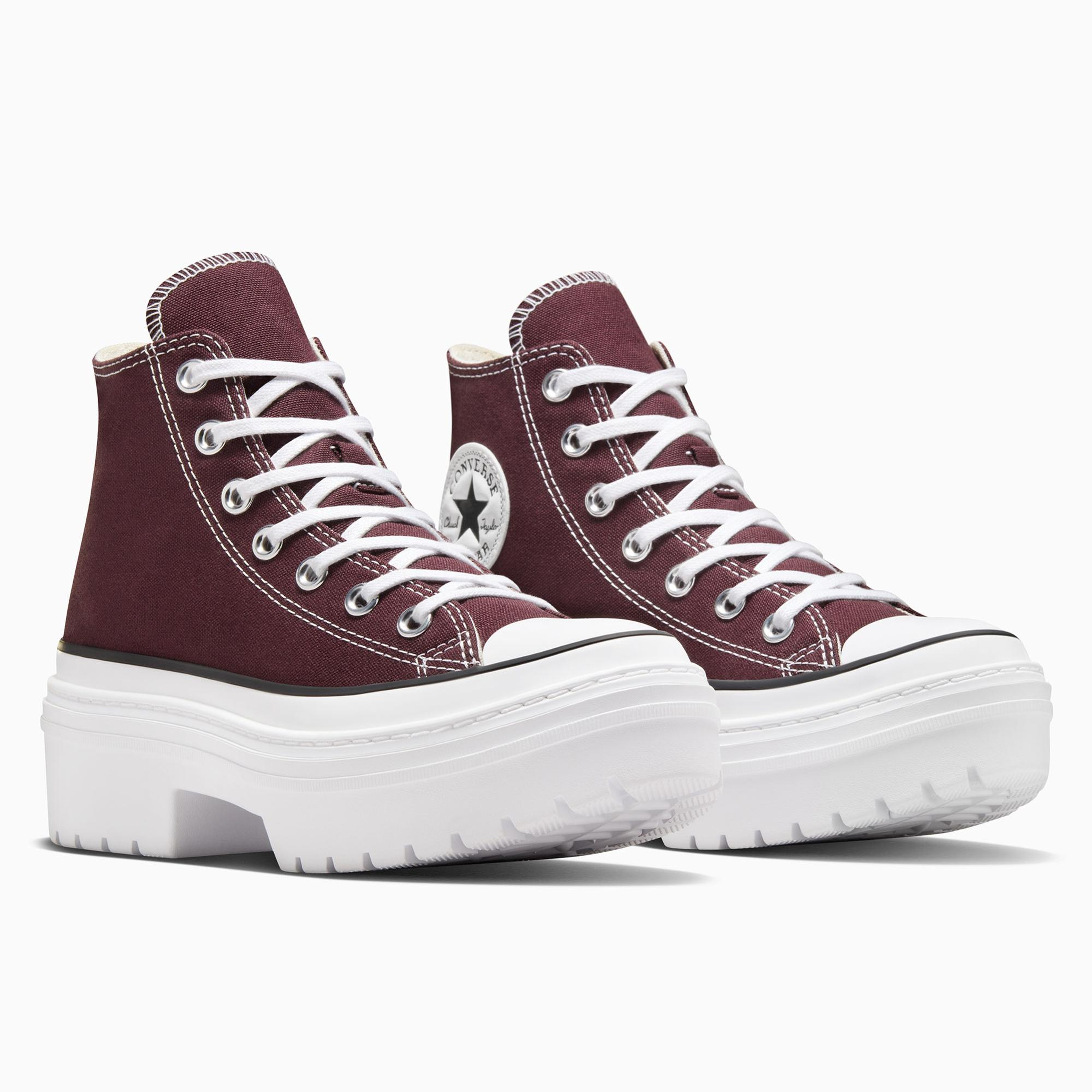 Converse Chuck Taylor All Star Lugged Heel Kadın Bordo Platform Sneaker