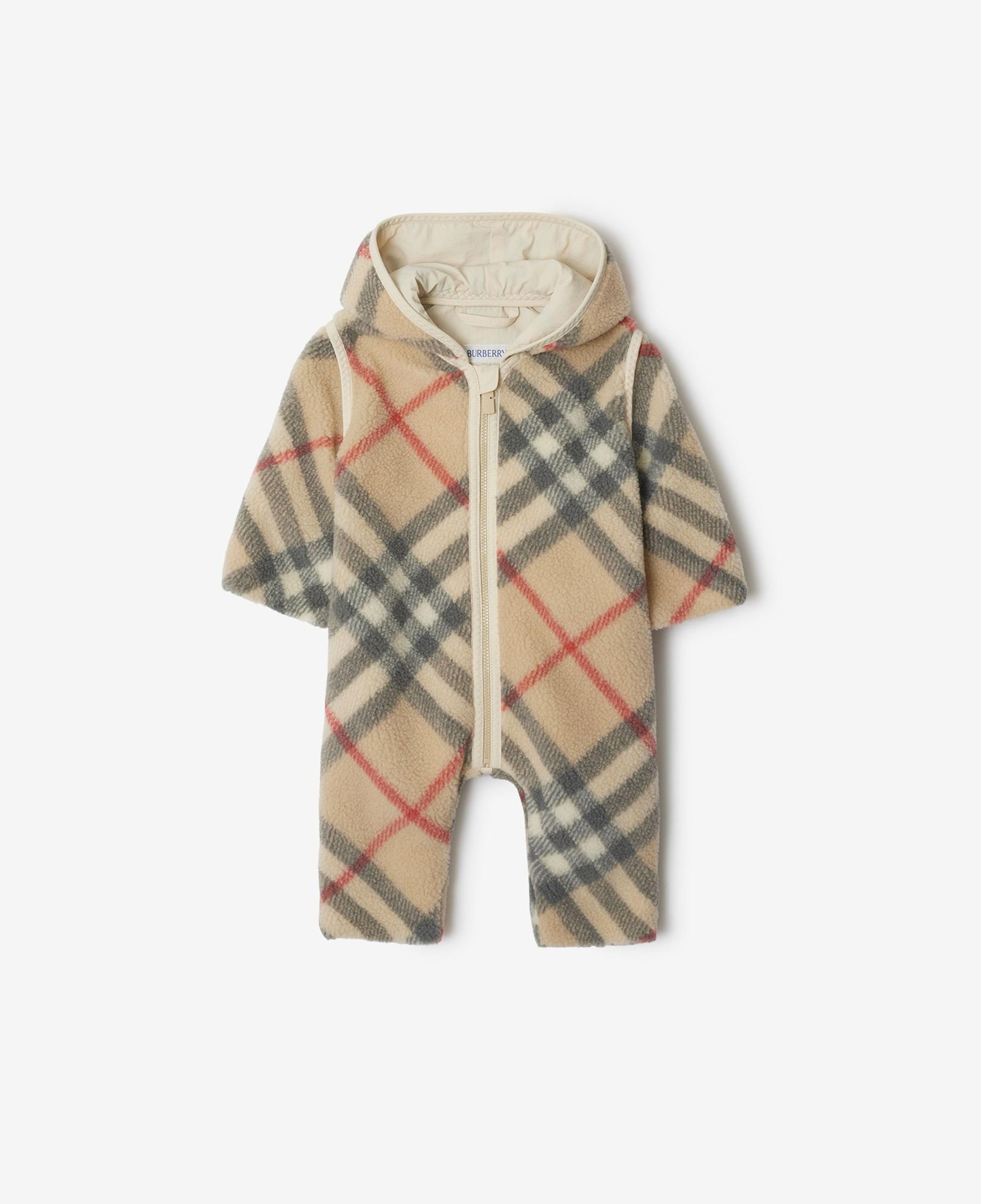 Burberry Sandy Fleece Çocuk Bej Çocuk Tulumu
