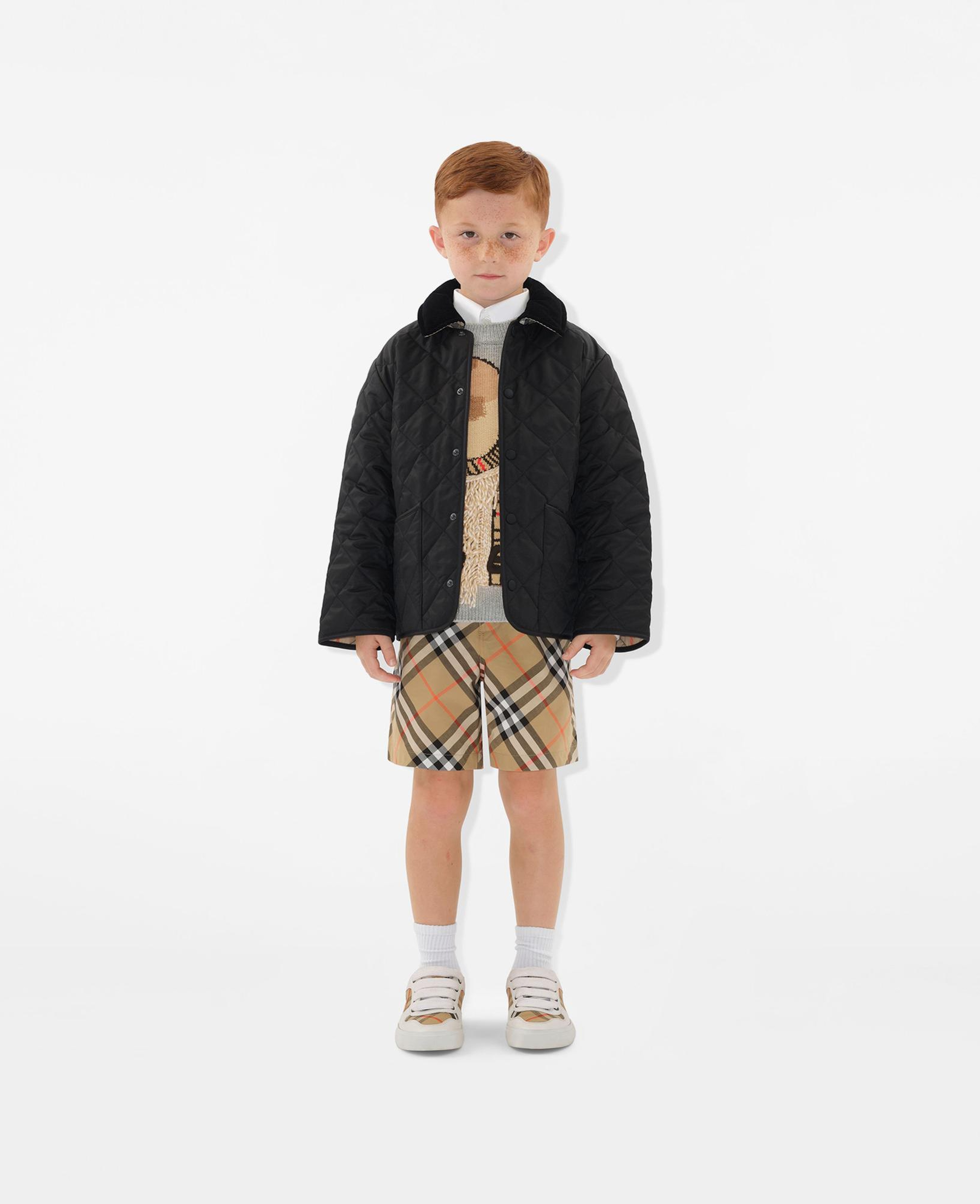 Burberry Çocuk Siyah Mont