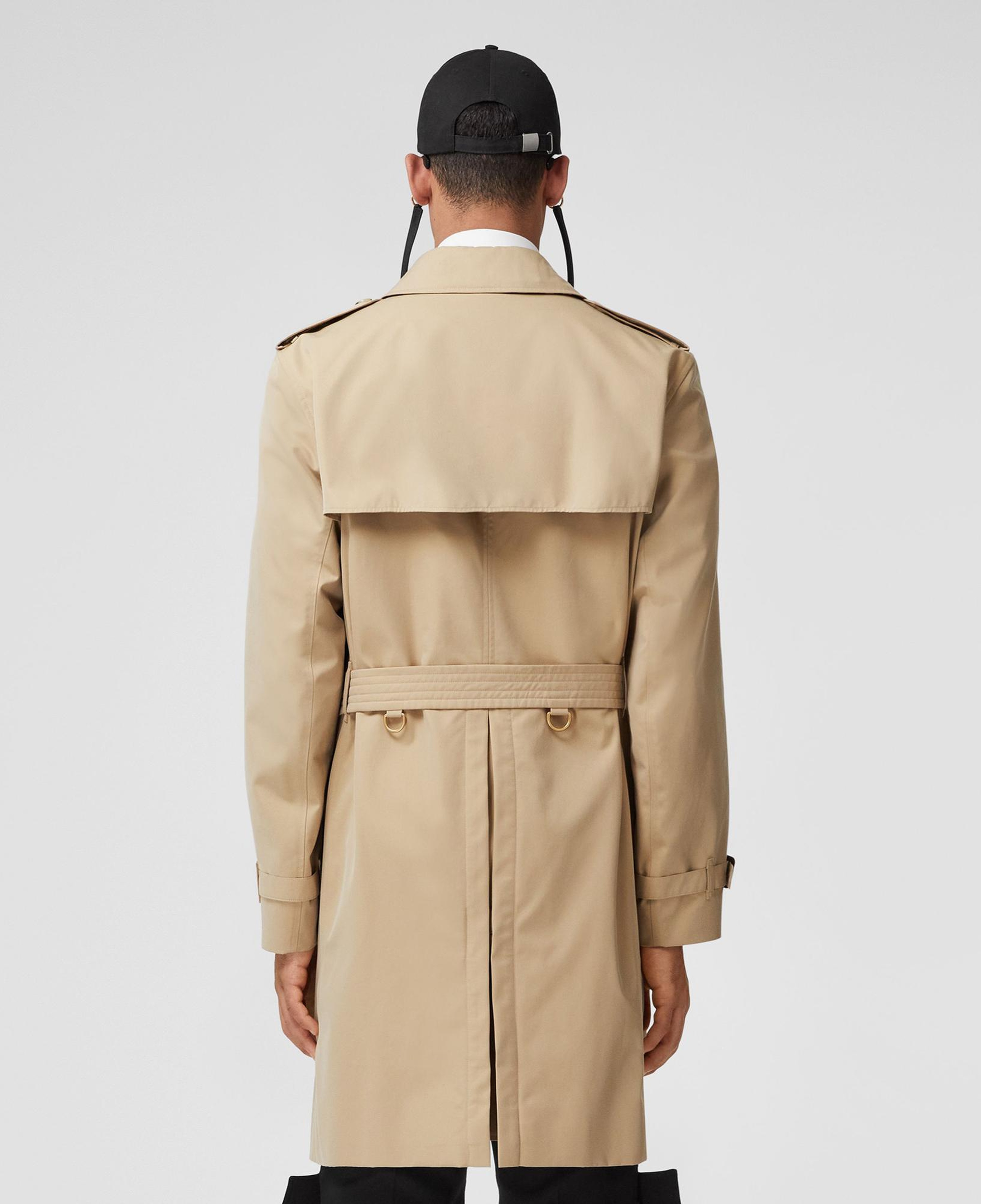 Burberry The Mid-Length Kensington Heritage Erkek Bej Trençkot