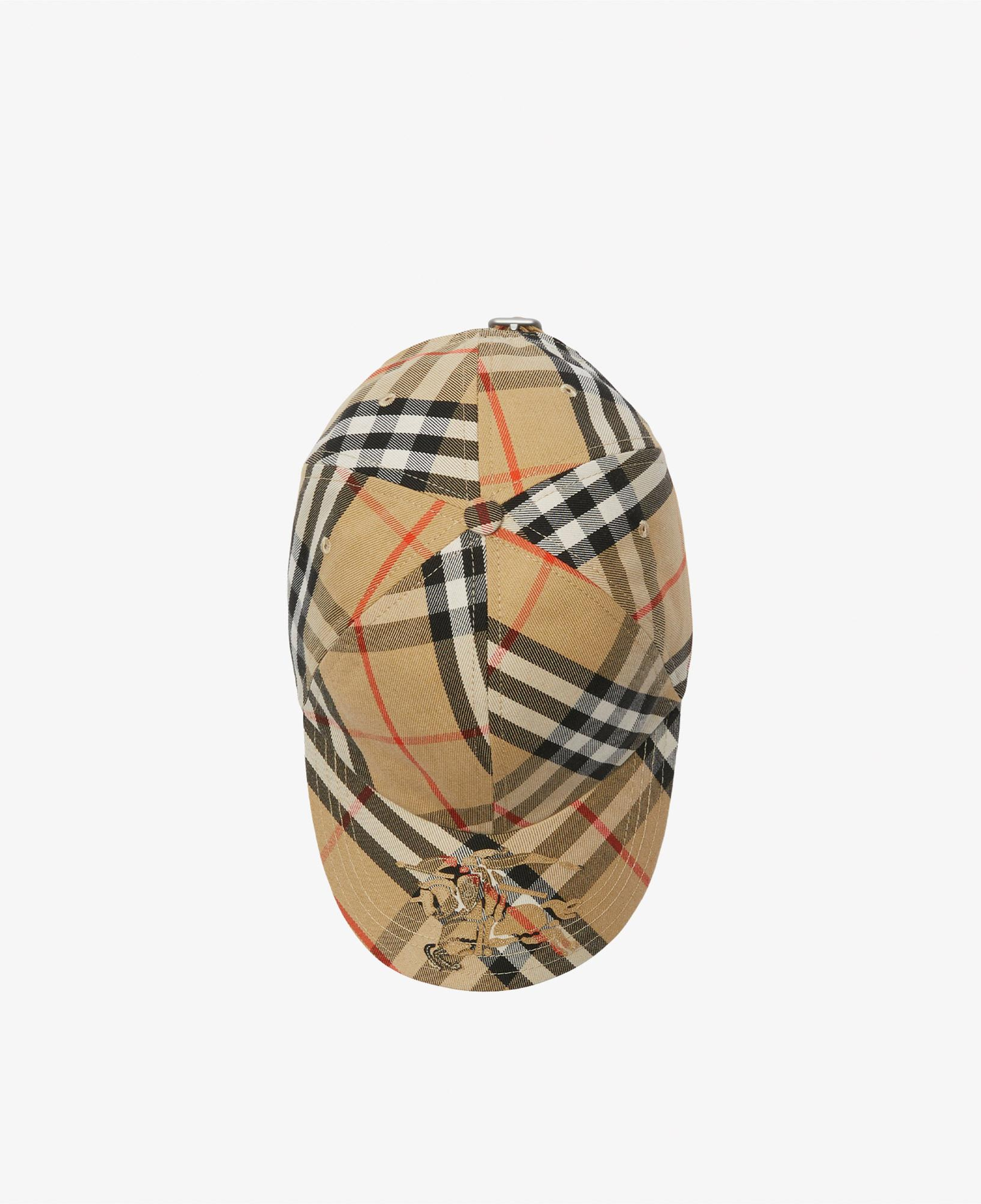 Burberry Check Pamuklu Blend Baseball Erkek Bej Şapka
