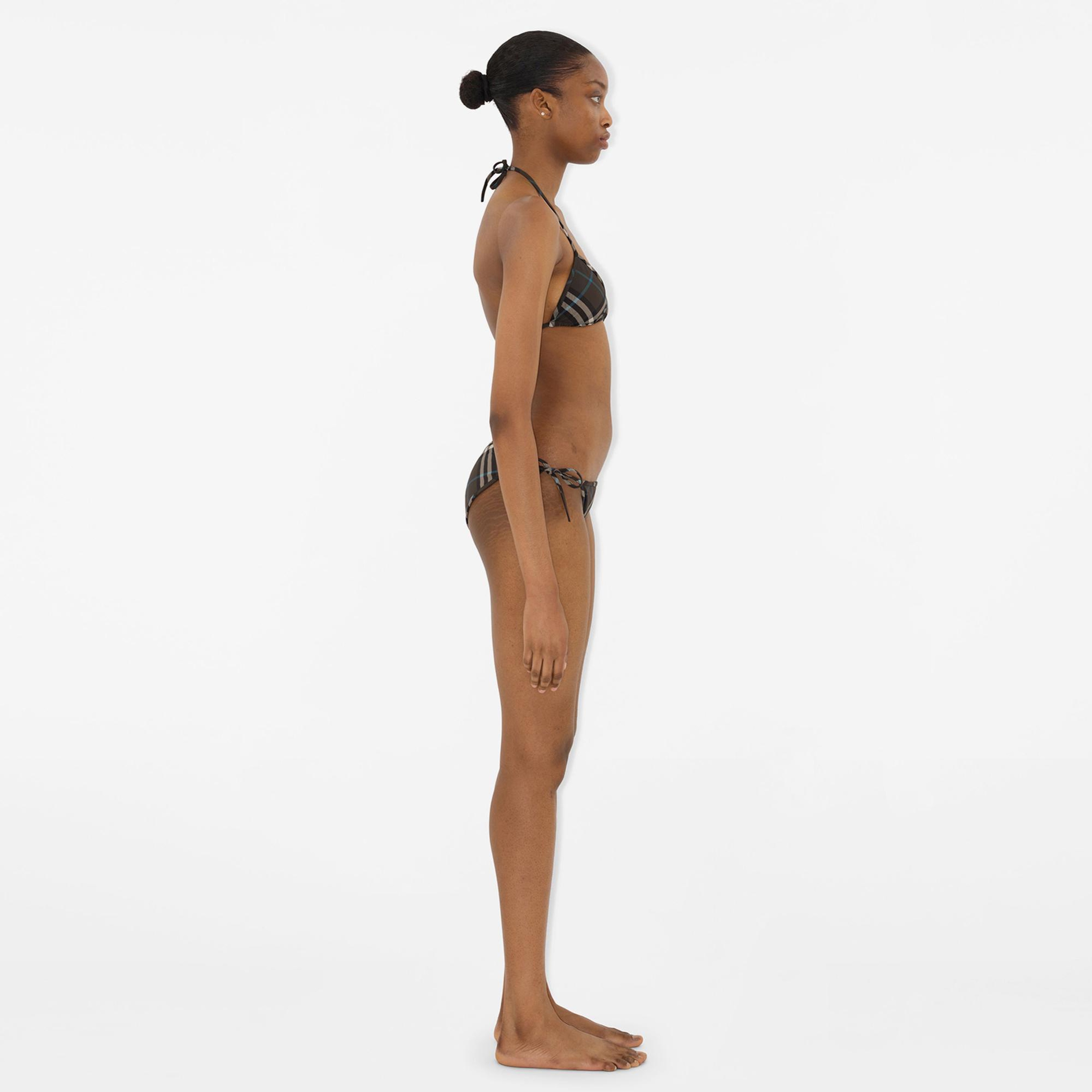 Burberry Check Kadın Haki Bikini Altı