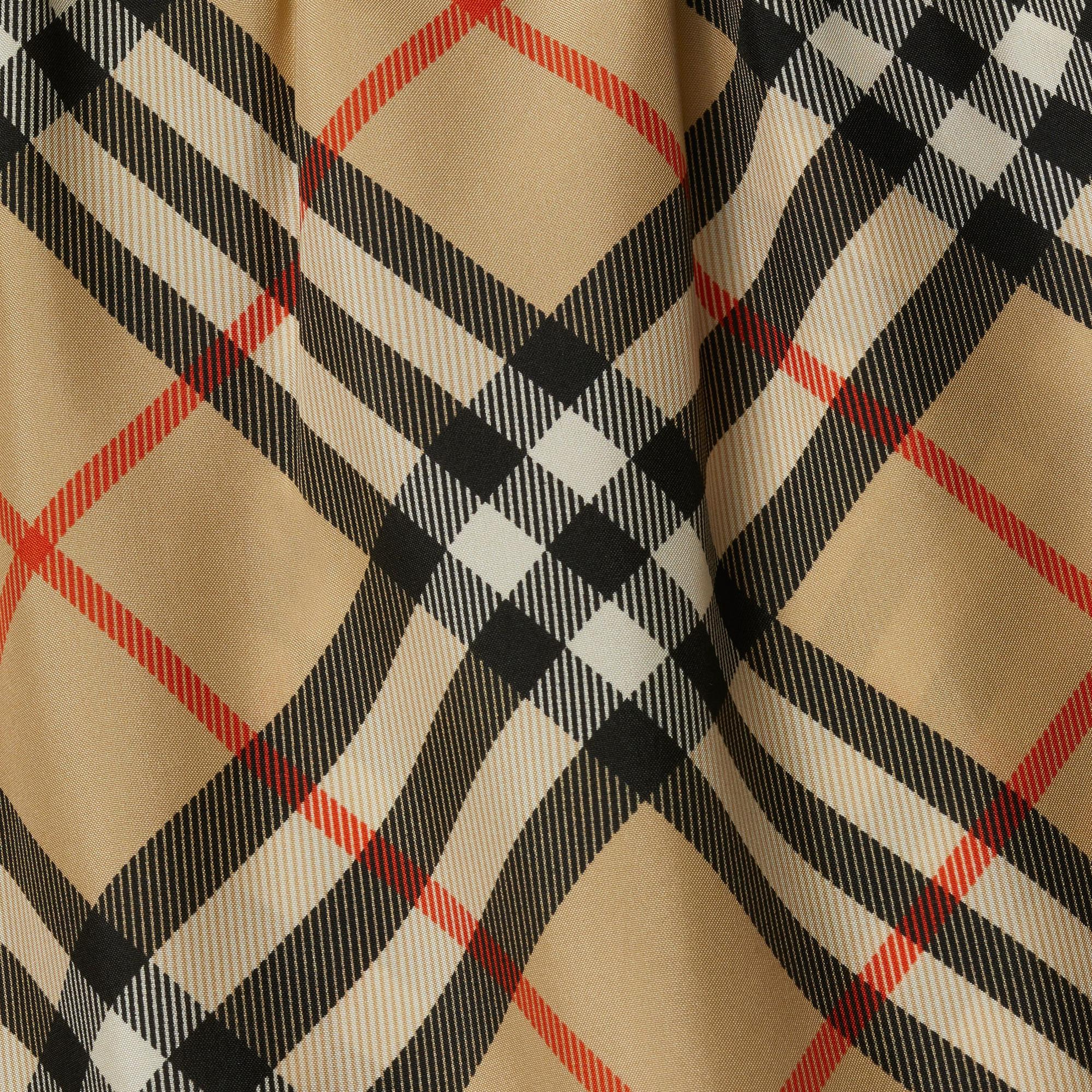 Burberry Check İpek Erkek Bej Şort
