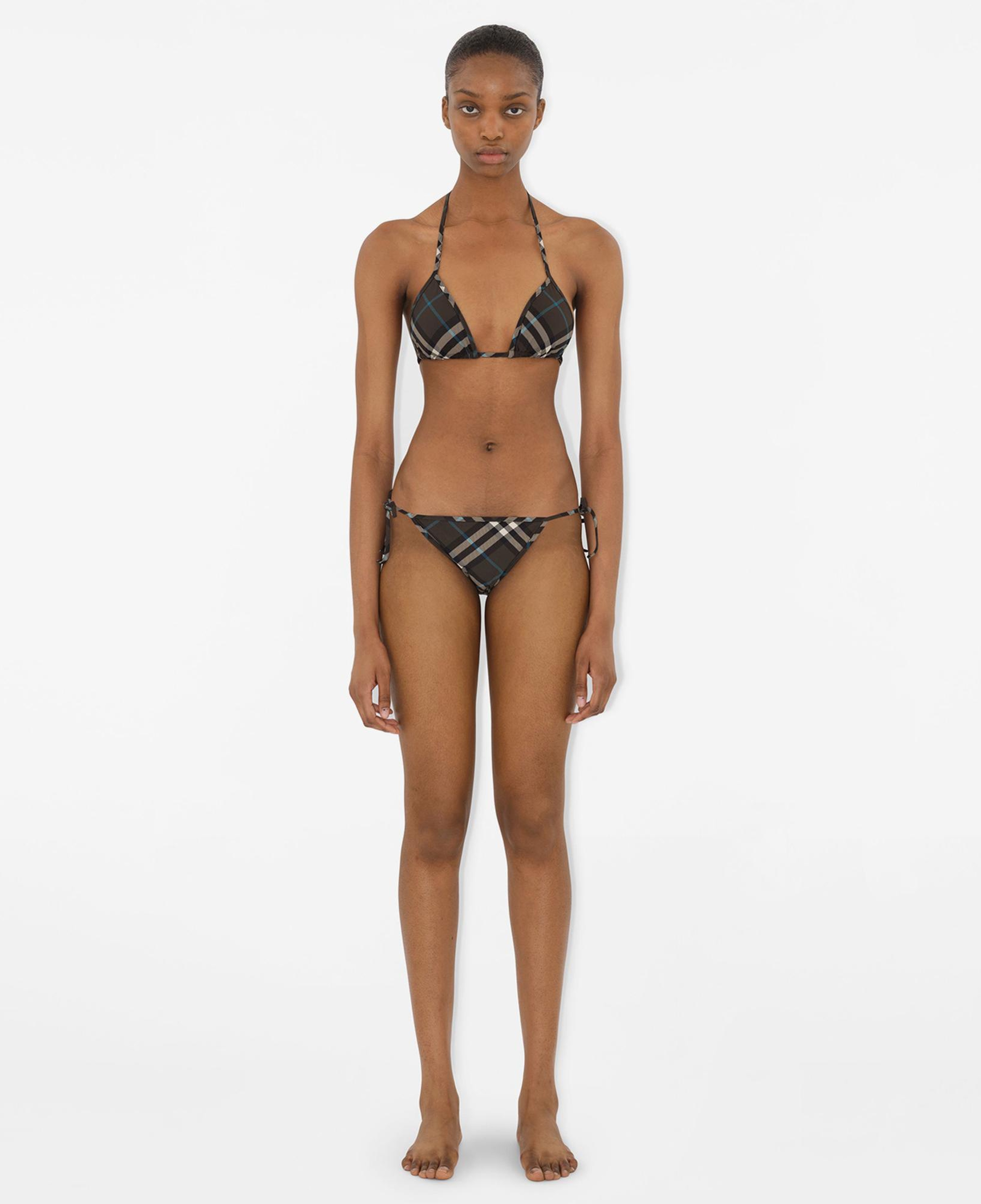 Burberry Check Kadın Siyah Bikini Üstü