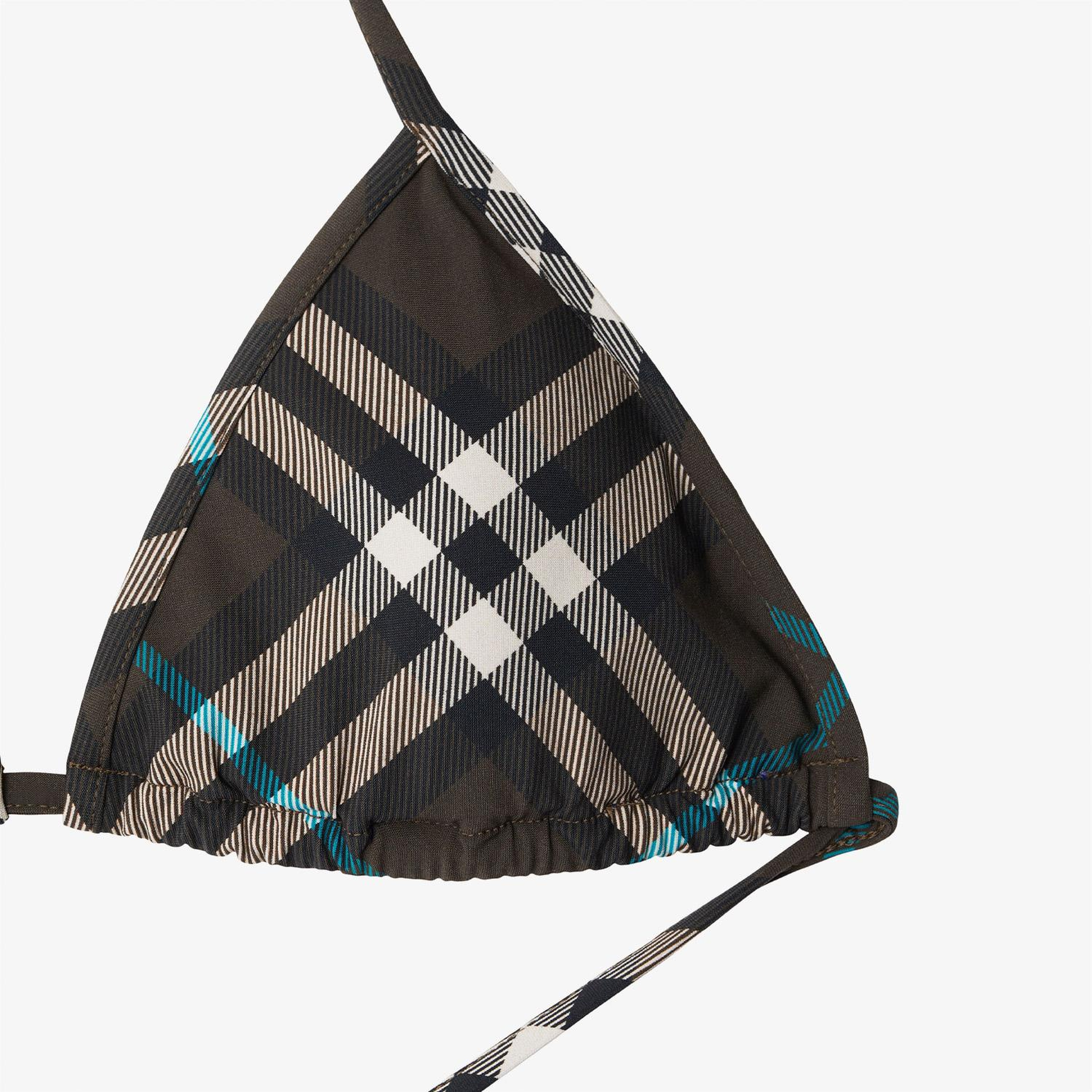 Burberry Check Kadın Siyah Bikini Üstü