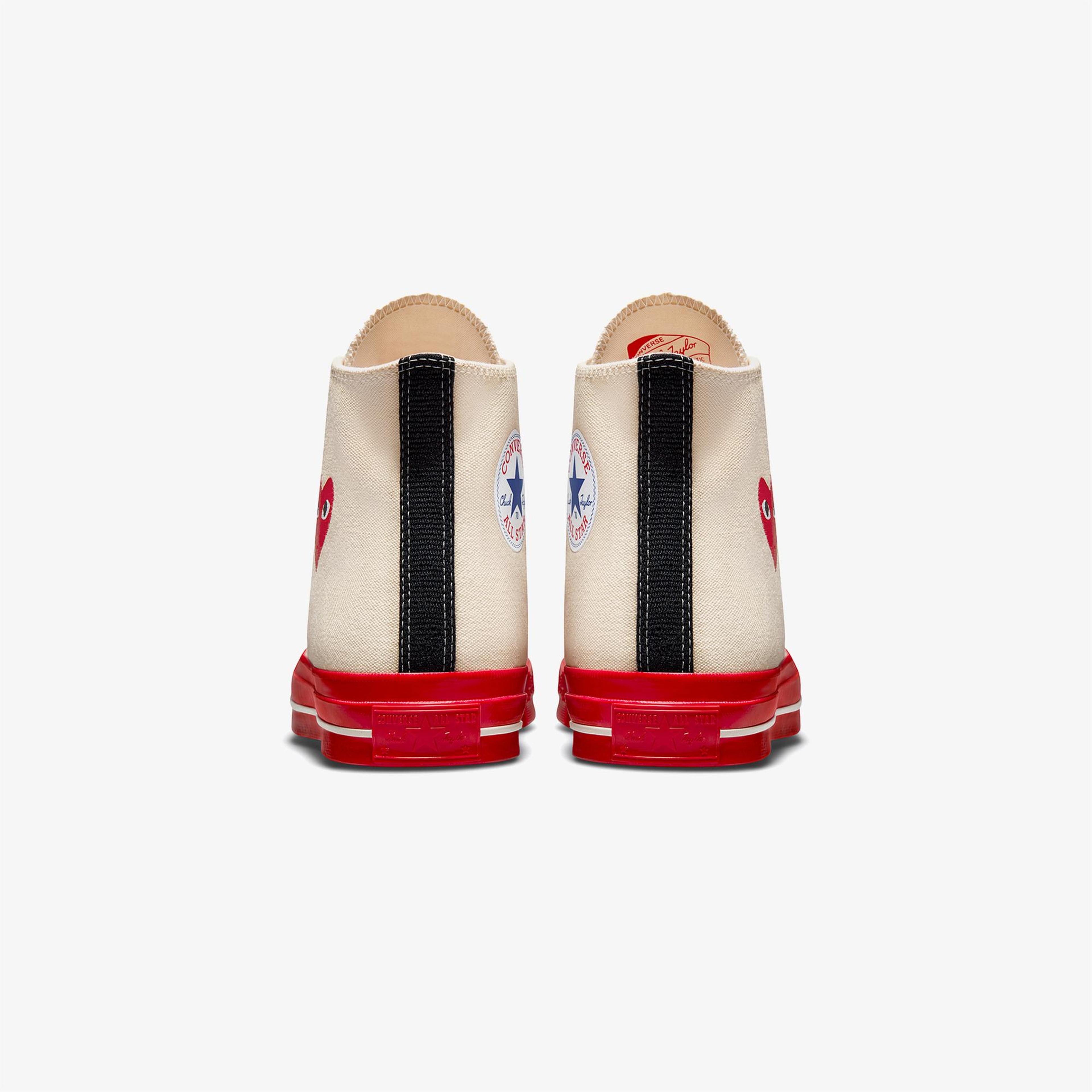 Converse X Comme Des Garçons Play Chuck 70 Unisex Krem Sneaker