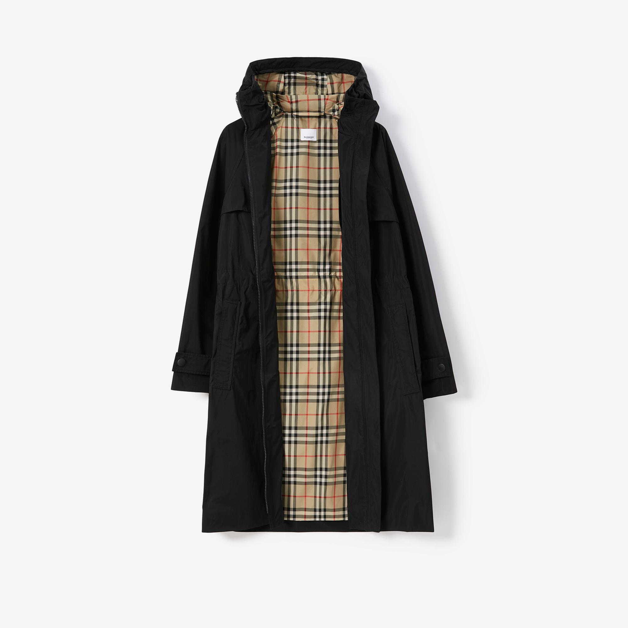 Burberry Lightweight Parka Kadın Siyah Mont