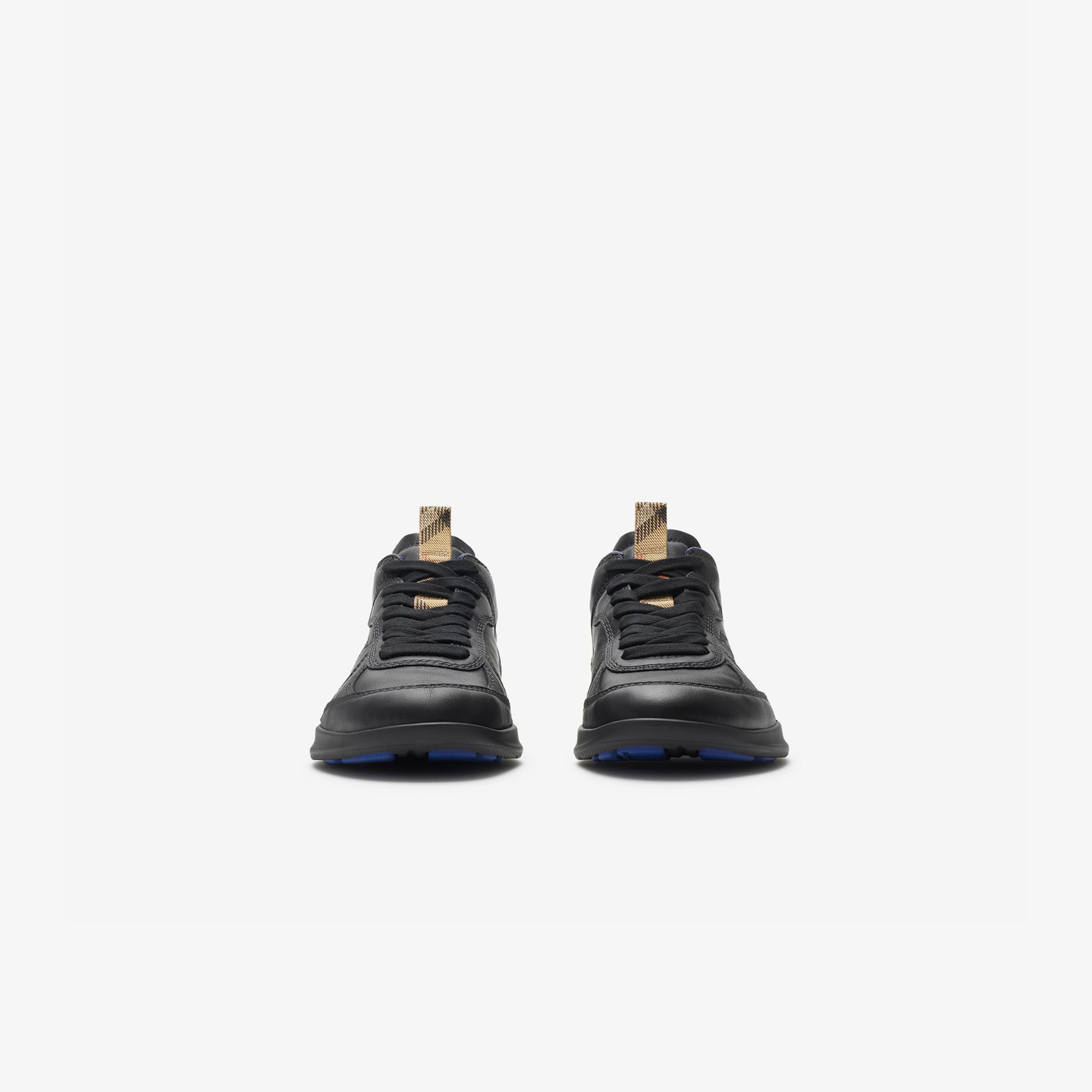 Burberry Matrix Leather Matrix Erkek Siyah Sneaker