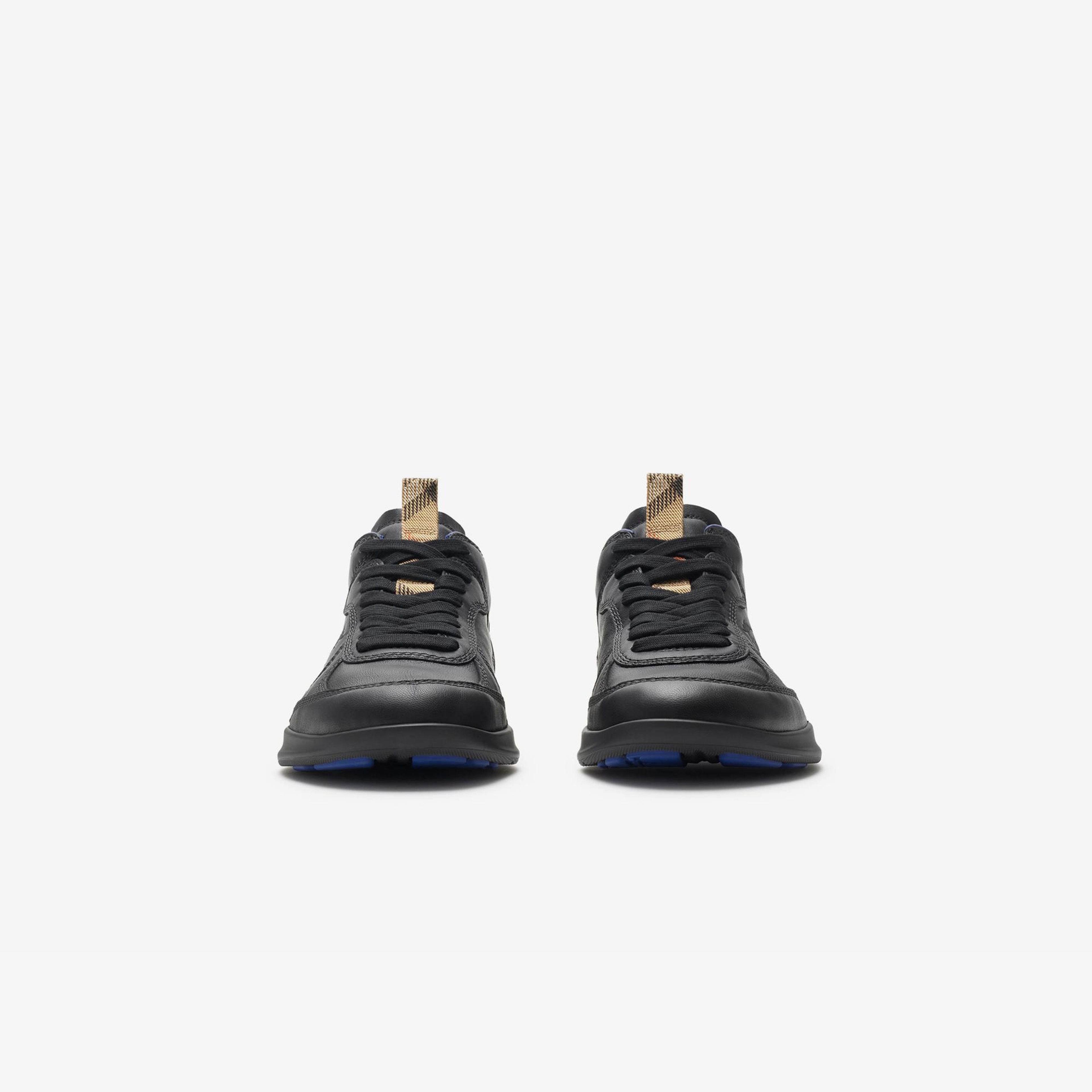 Burberry Matrix Leather Matrix Erkek Siyah Sneaker