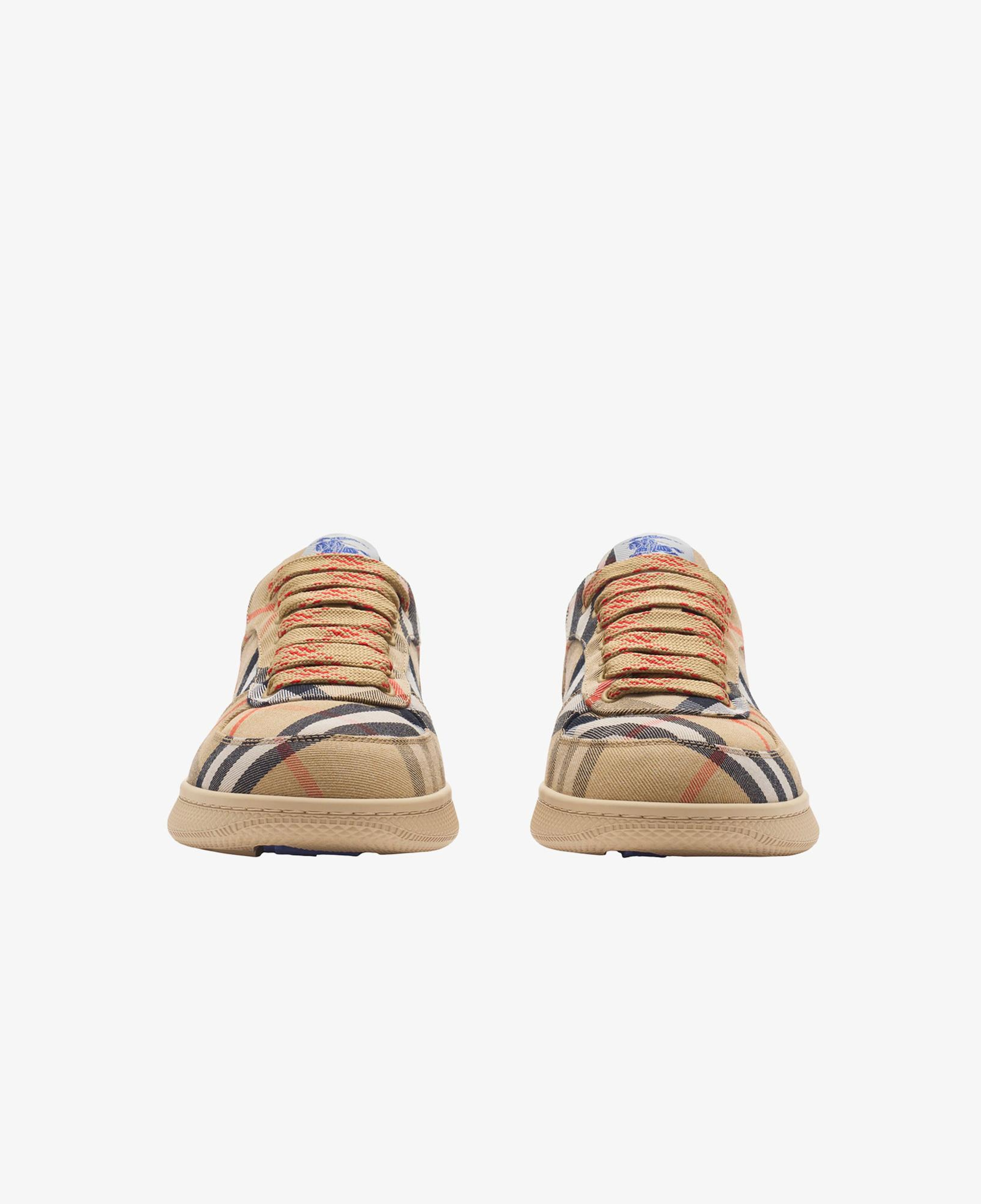 Burberry Check Terrace Kadın Bej Sneaker