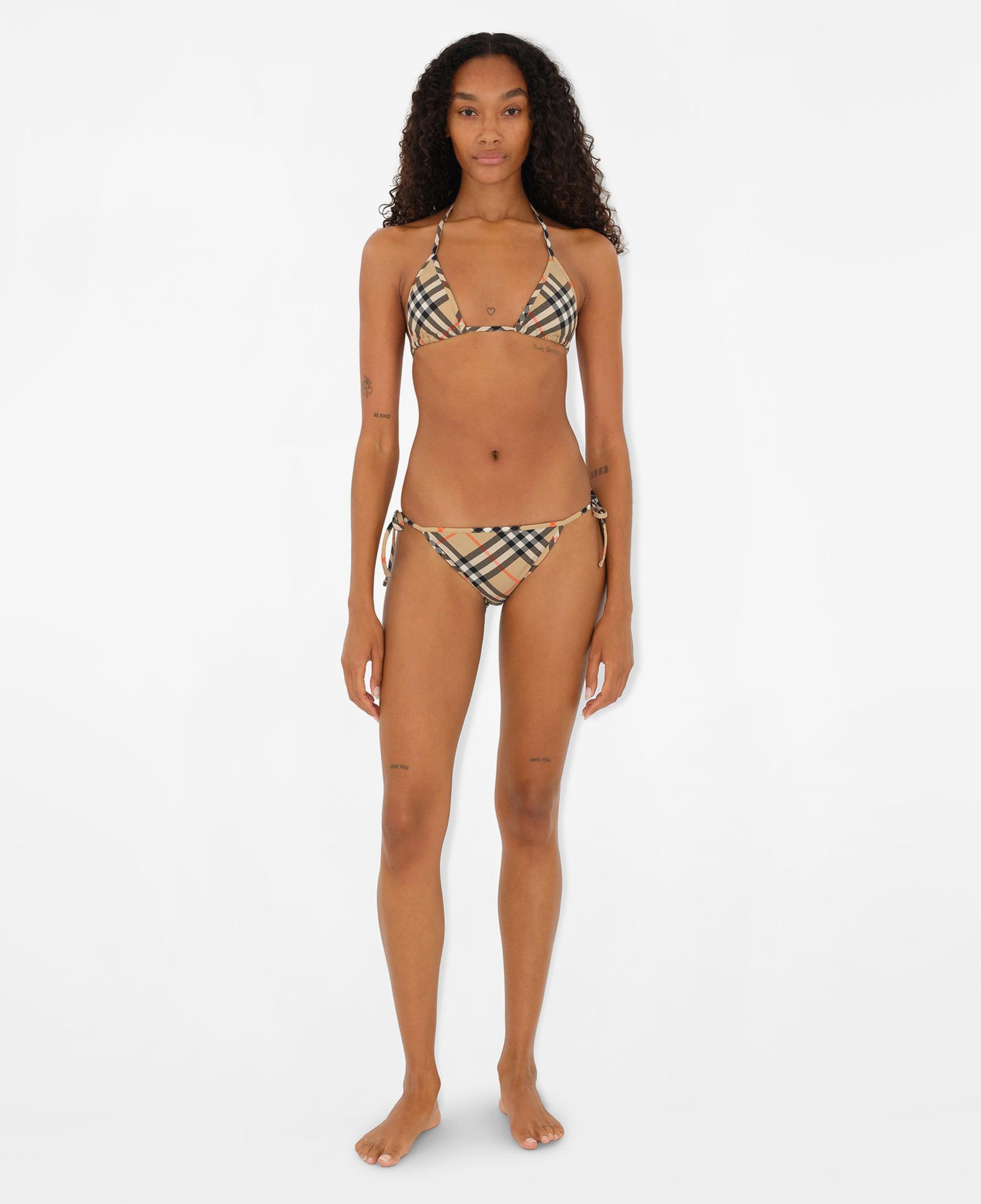 Burberry Kadın Bej Bikini Altı