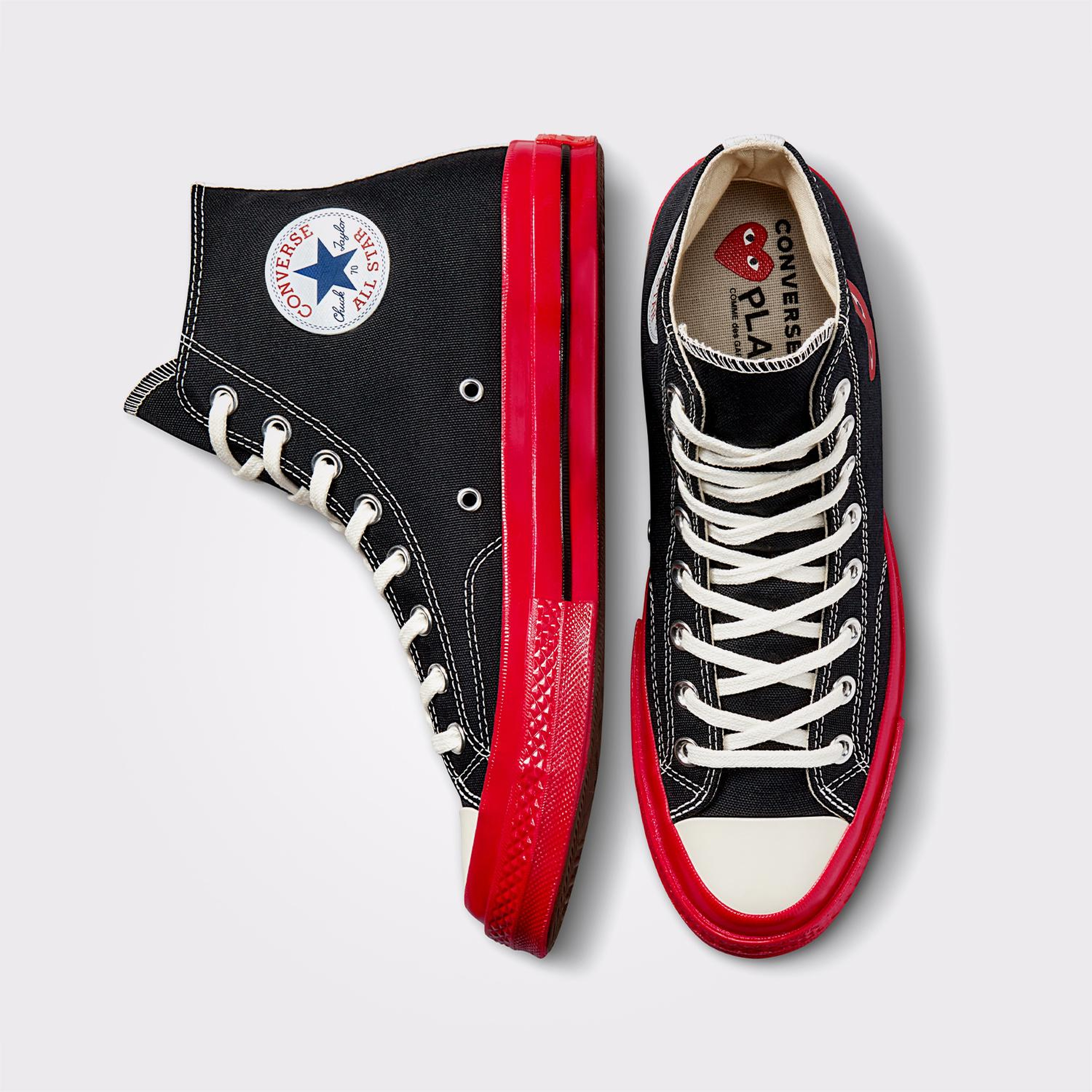 Converse X Comme Des Garçons Play Chuck 70 Unisex Siyah Sneaker