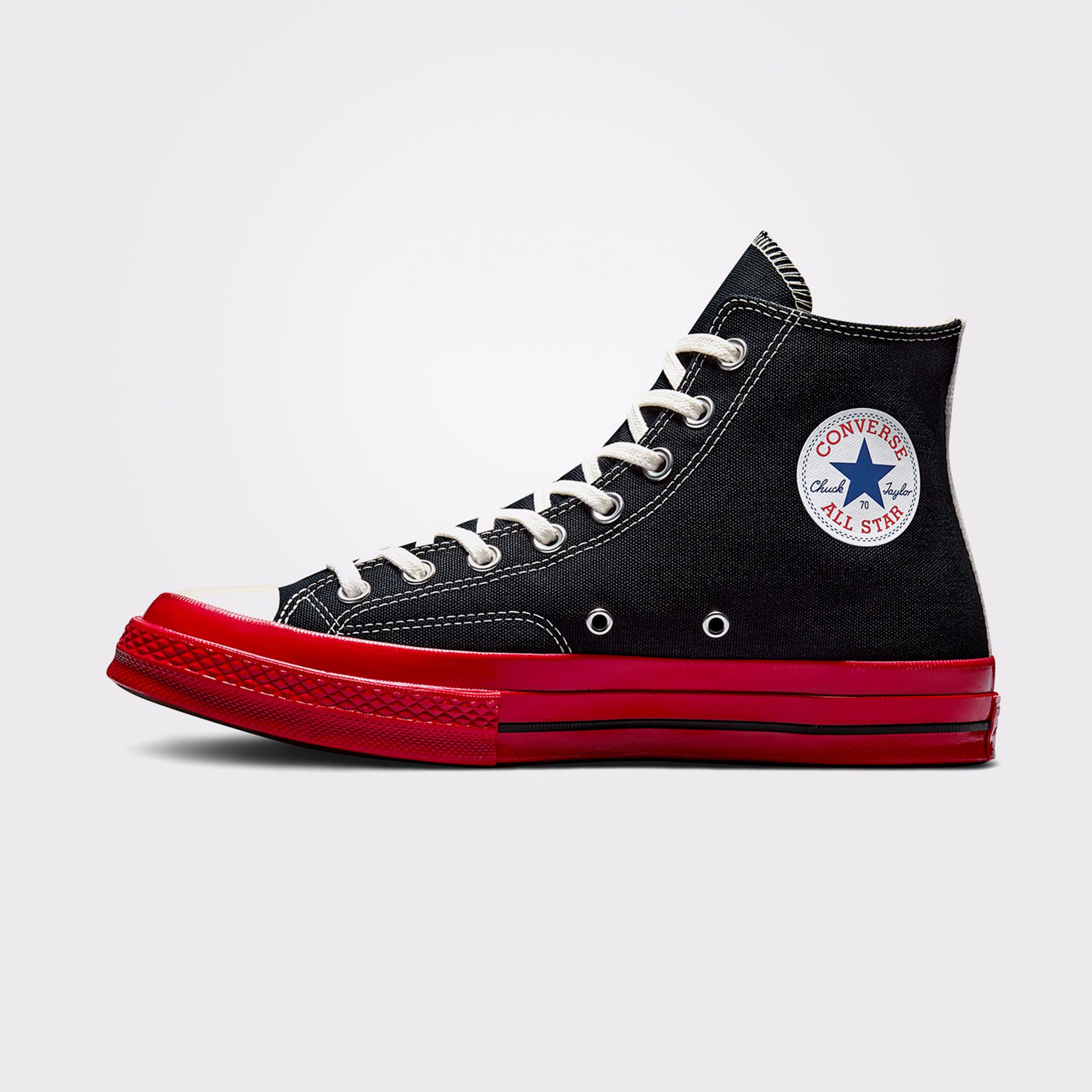 Converse X Comme Des Garçons Play Chuck 70 Unisex Siyah Sneaker