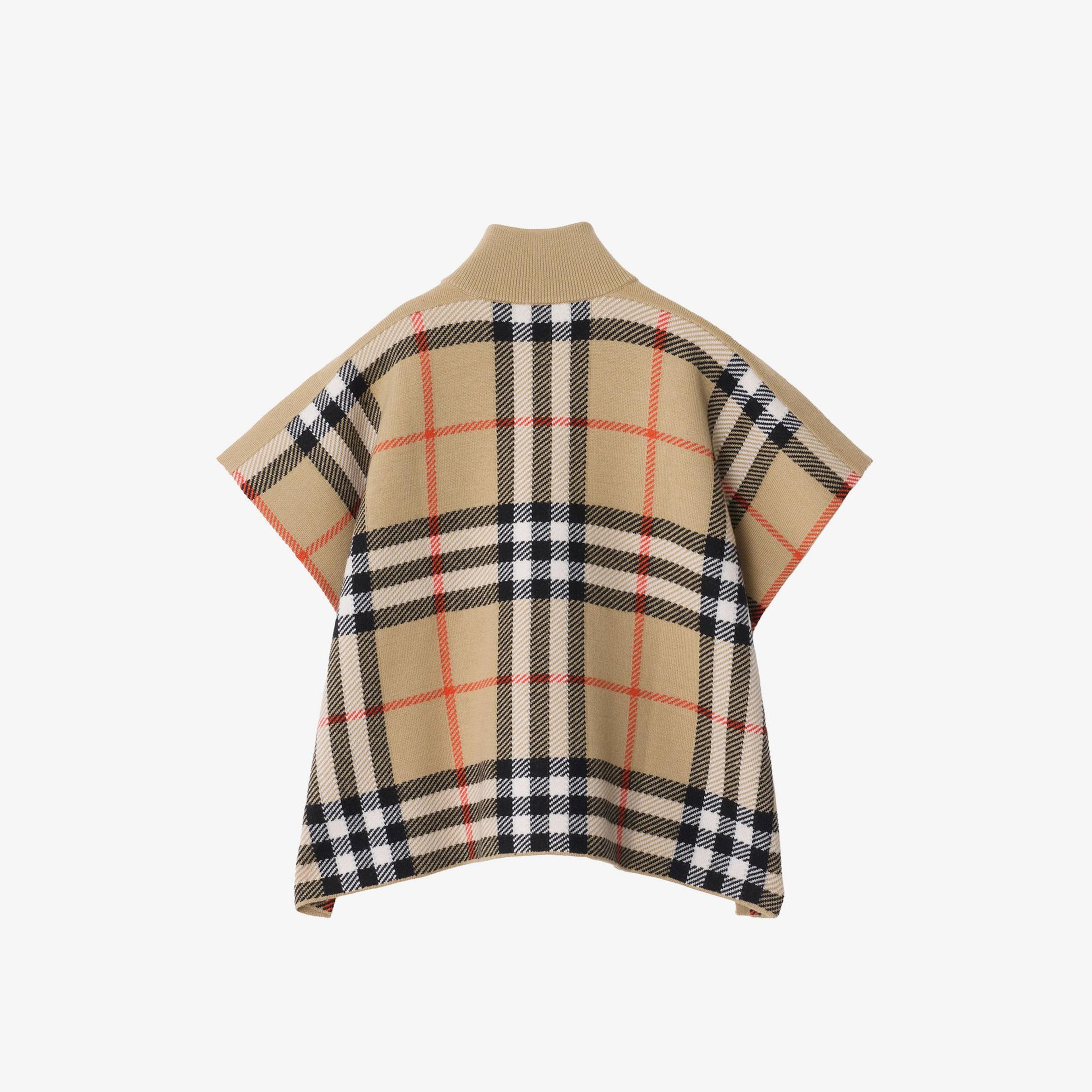 Burberry Isobel Check Çocuk Bej Ceket