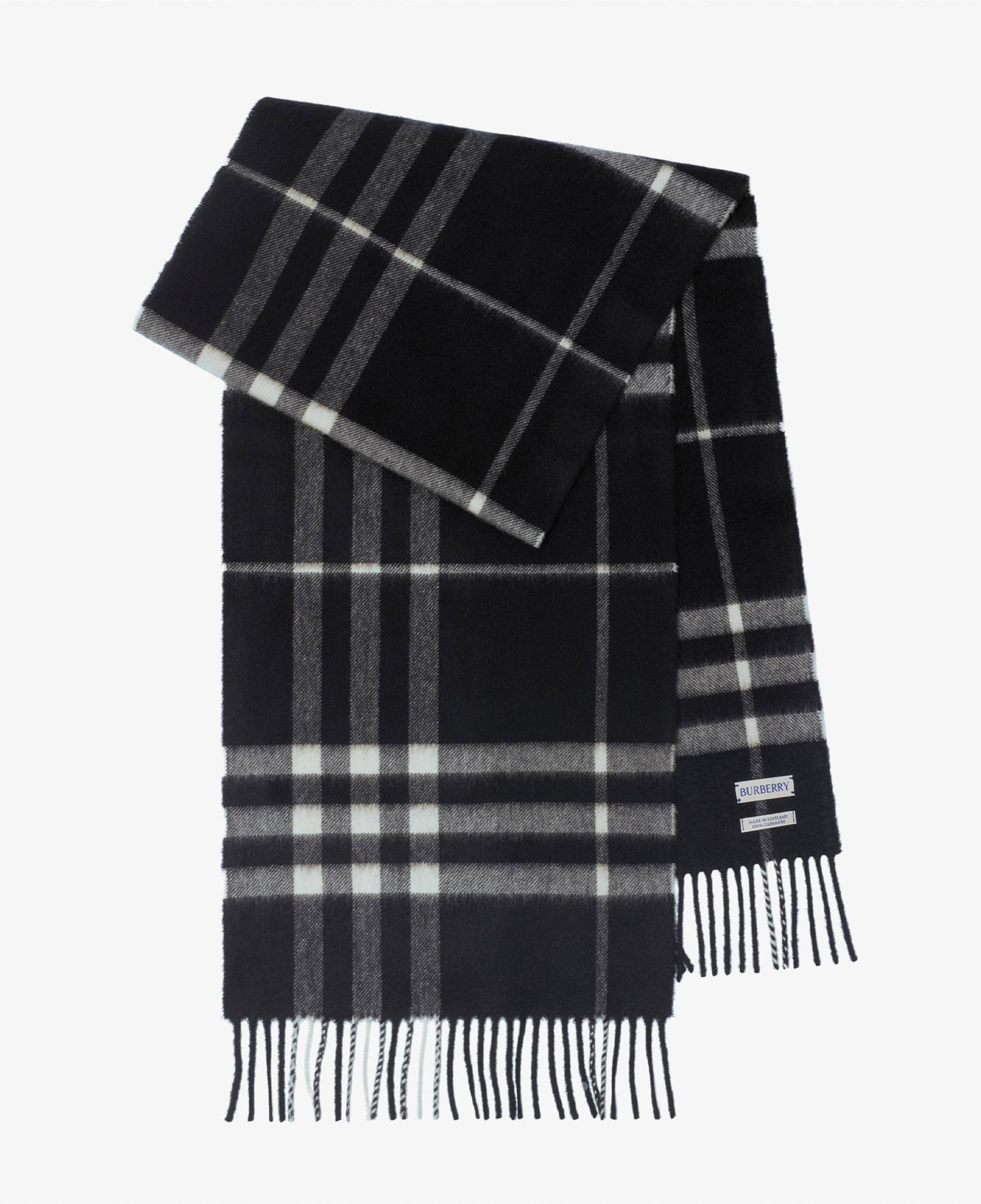 Burberry Check Kaşmir Kadın Siyah Atkı