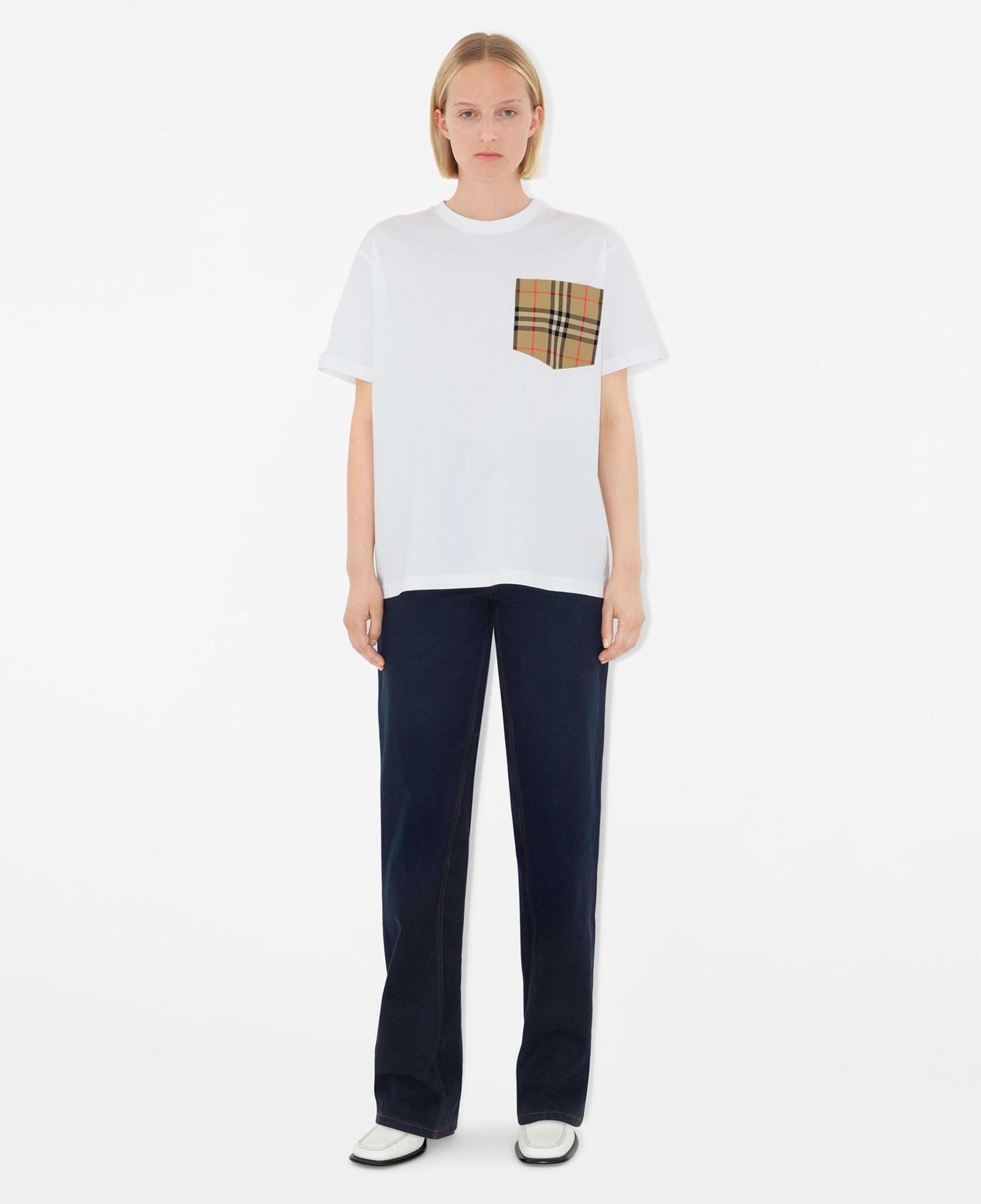 Burberry Kadın Beyaz T-Shirt