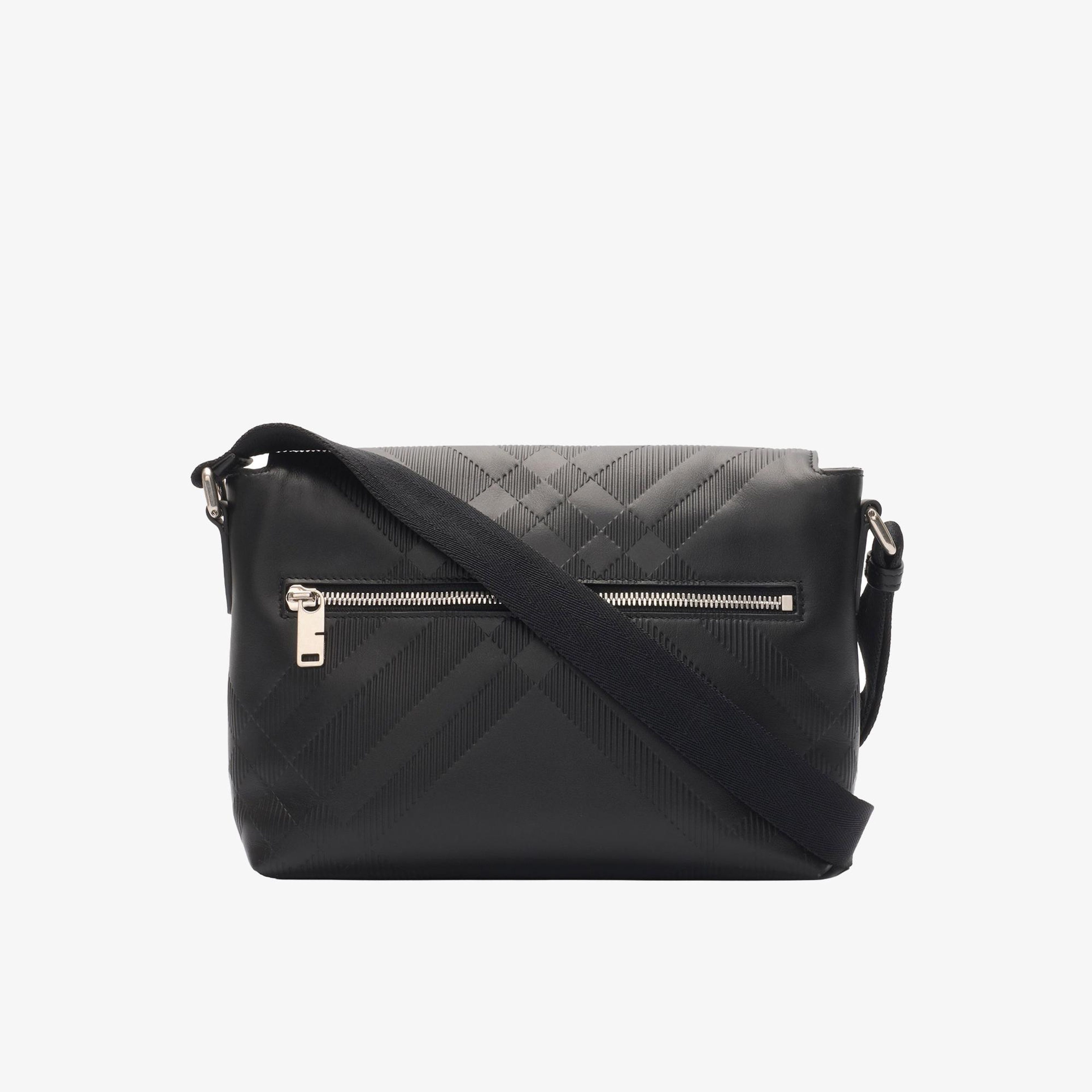 Burberry Buckle Messenger Erkek Siyah Çapraz Çanta