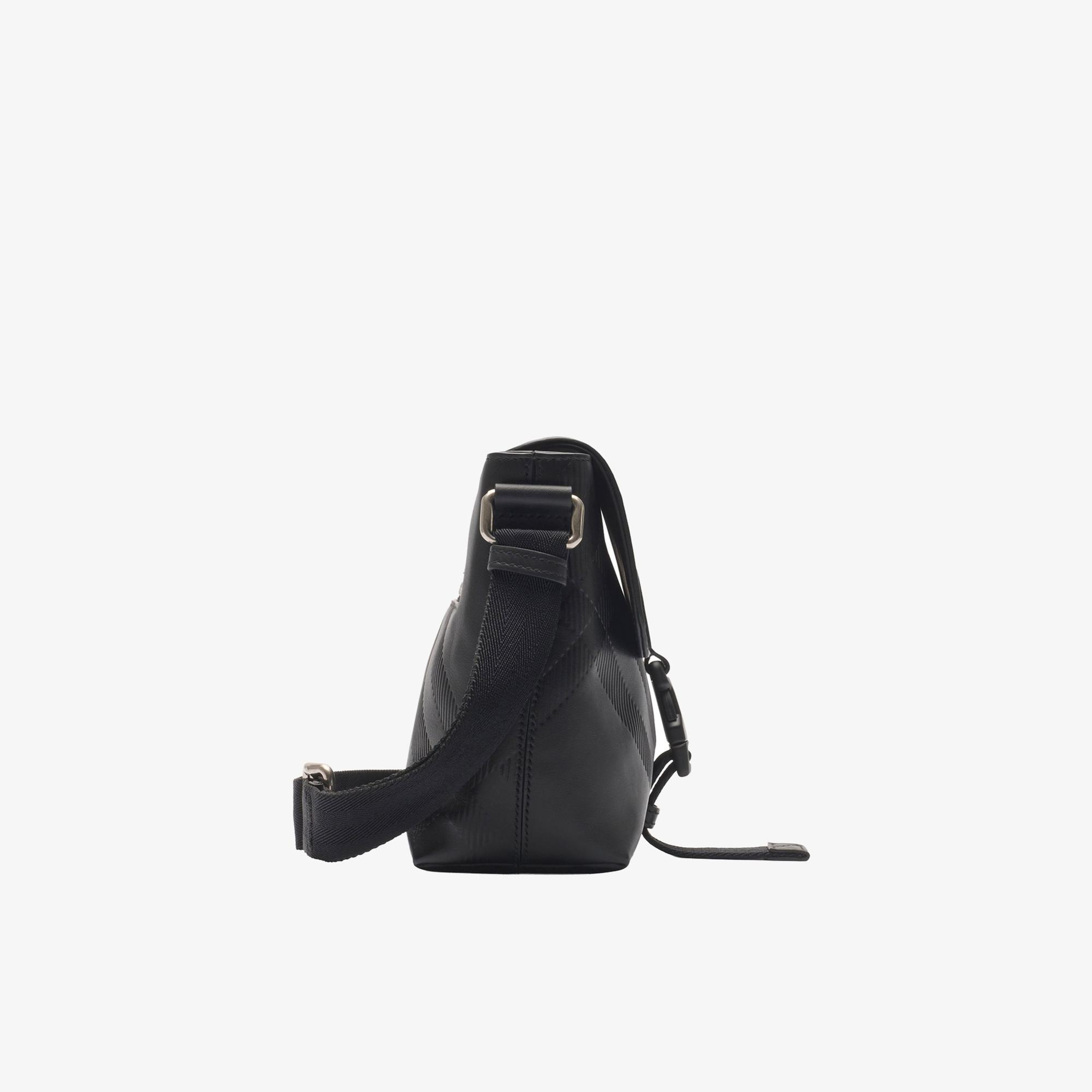 Burberry Buckle Messenger Erkek Siyah Çapraz Çanta