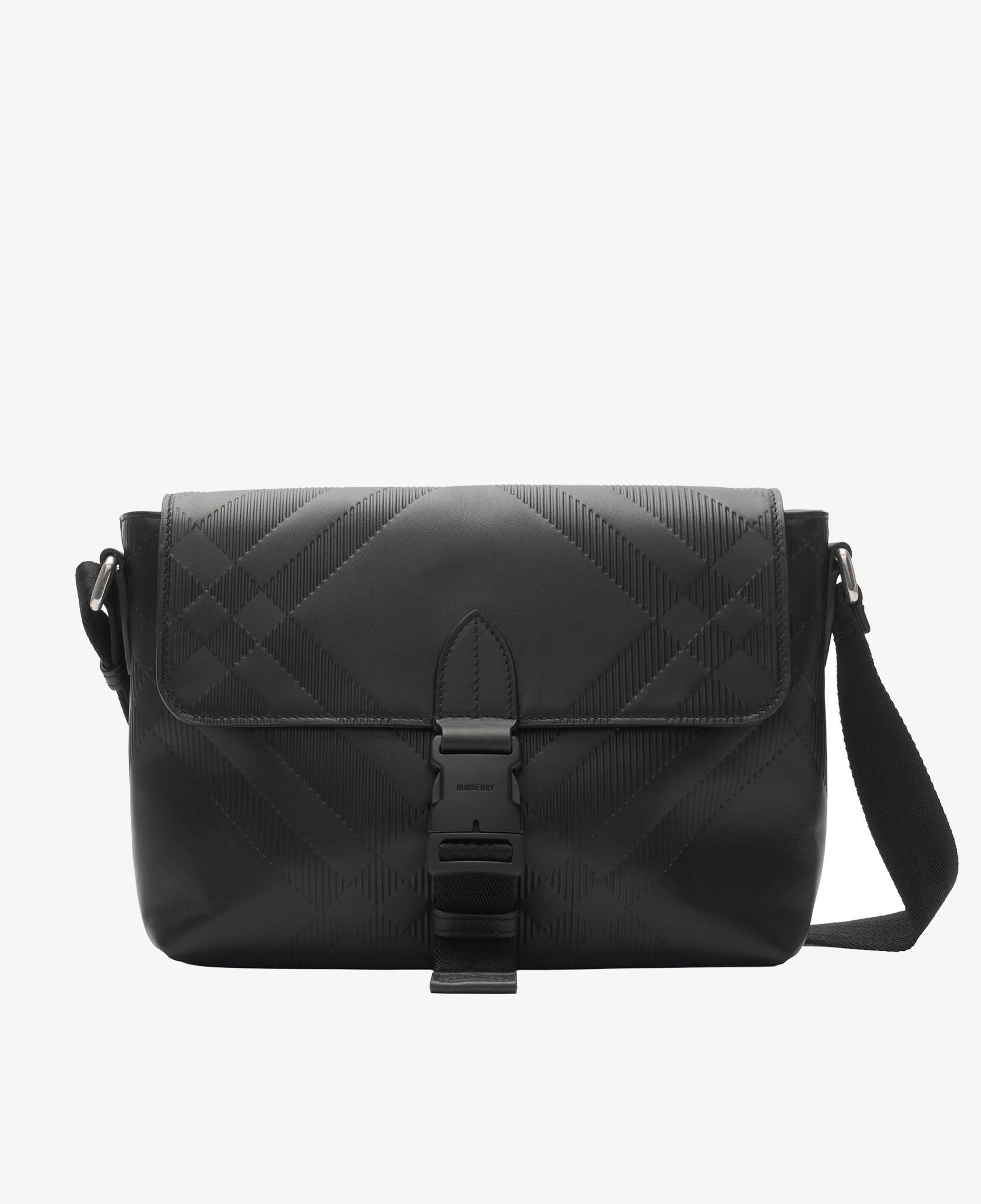 Burberry Buckle Messenger Erkek Siyah Çapraz Çanta