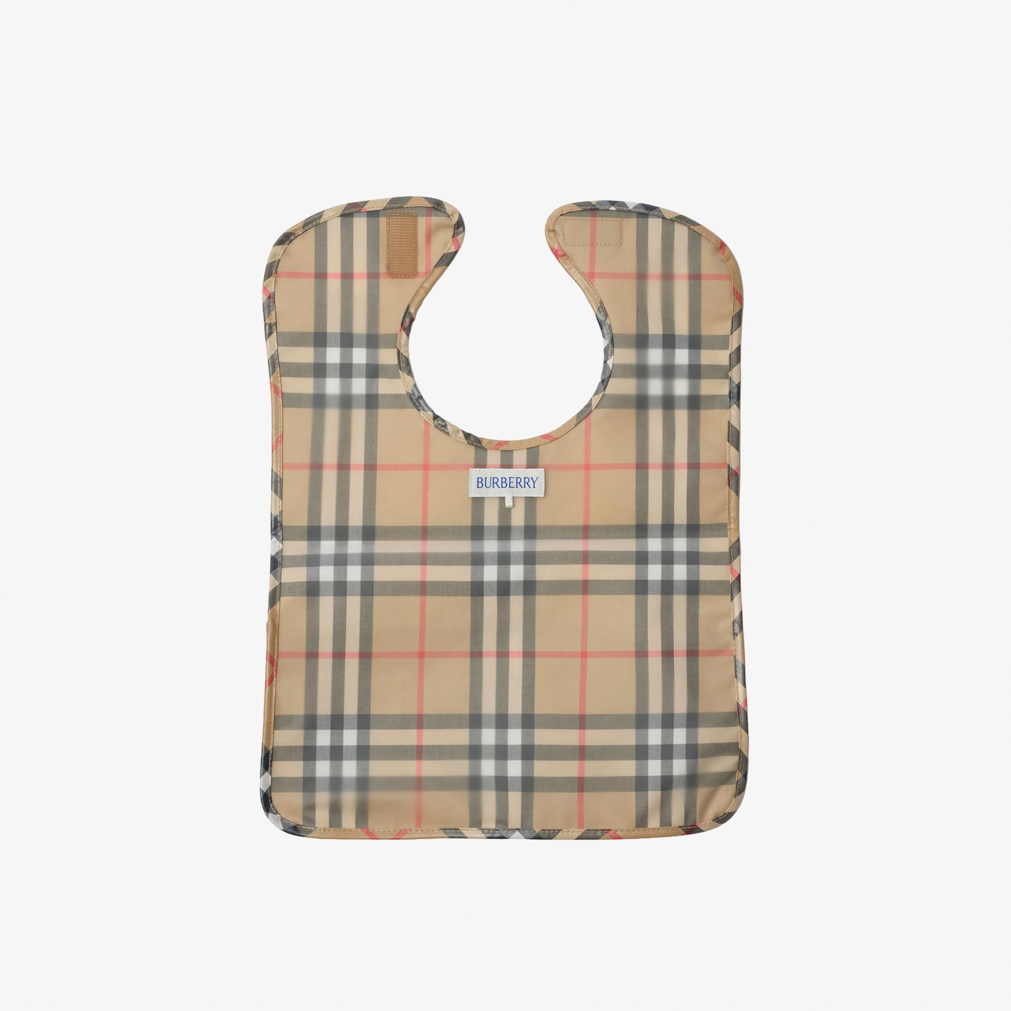 Burberry Wesley Check Çocuk Bej Mama Önlüğü