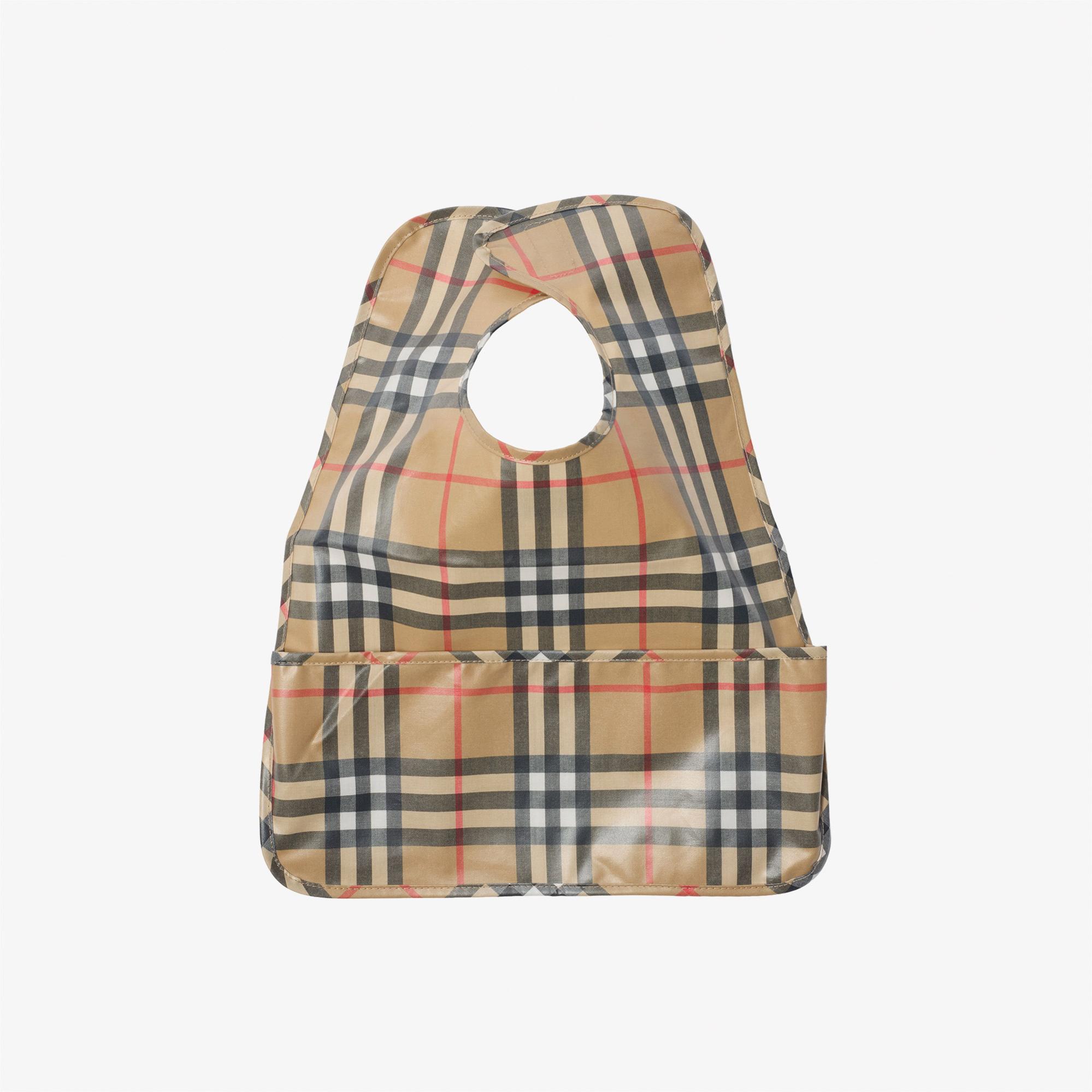 Burberry Wesley Check Çocuk Bej Mama Önlüğü