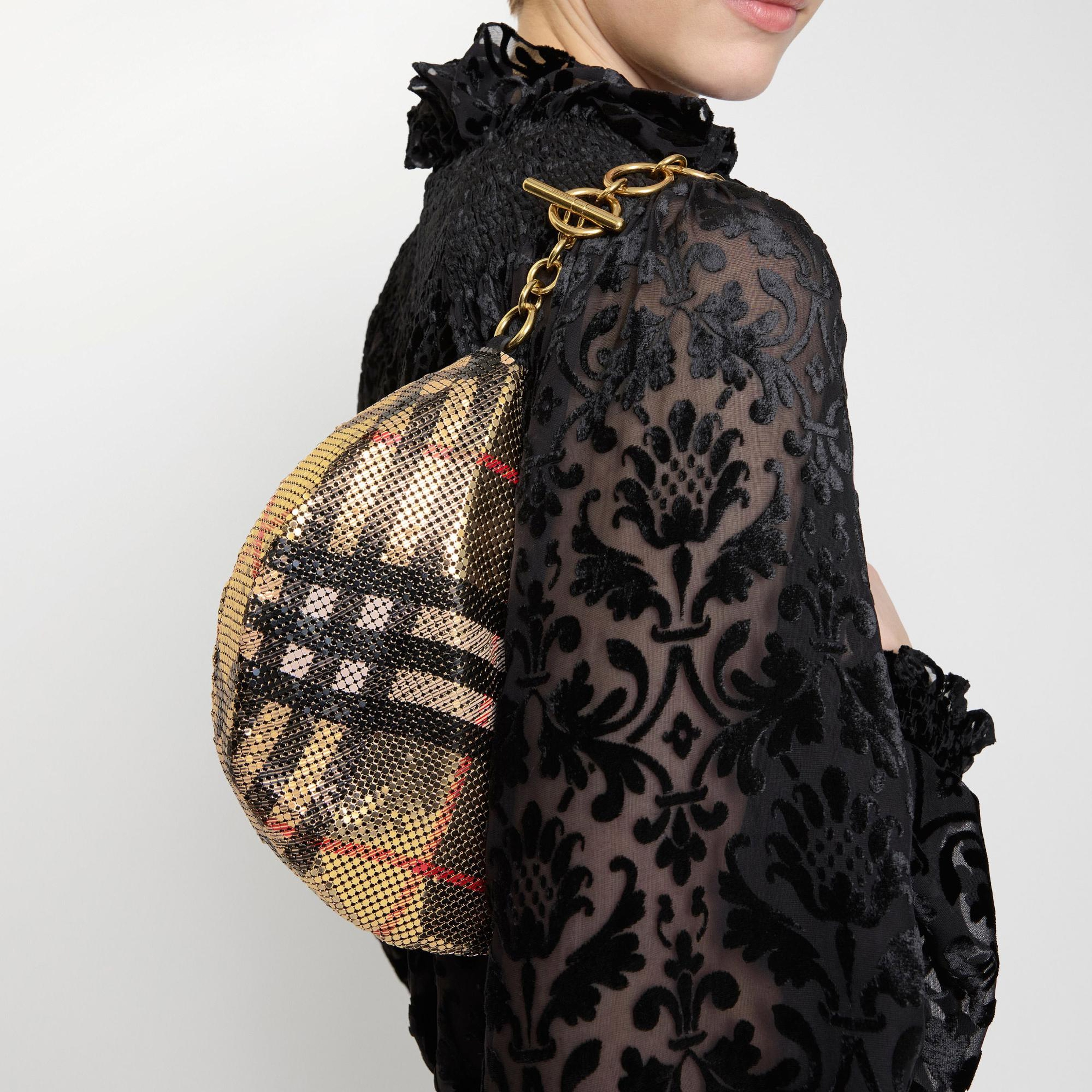 Burberry Chaınmaıl Kadın Bej Omuz Çantası