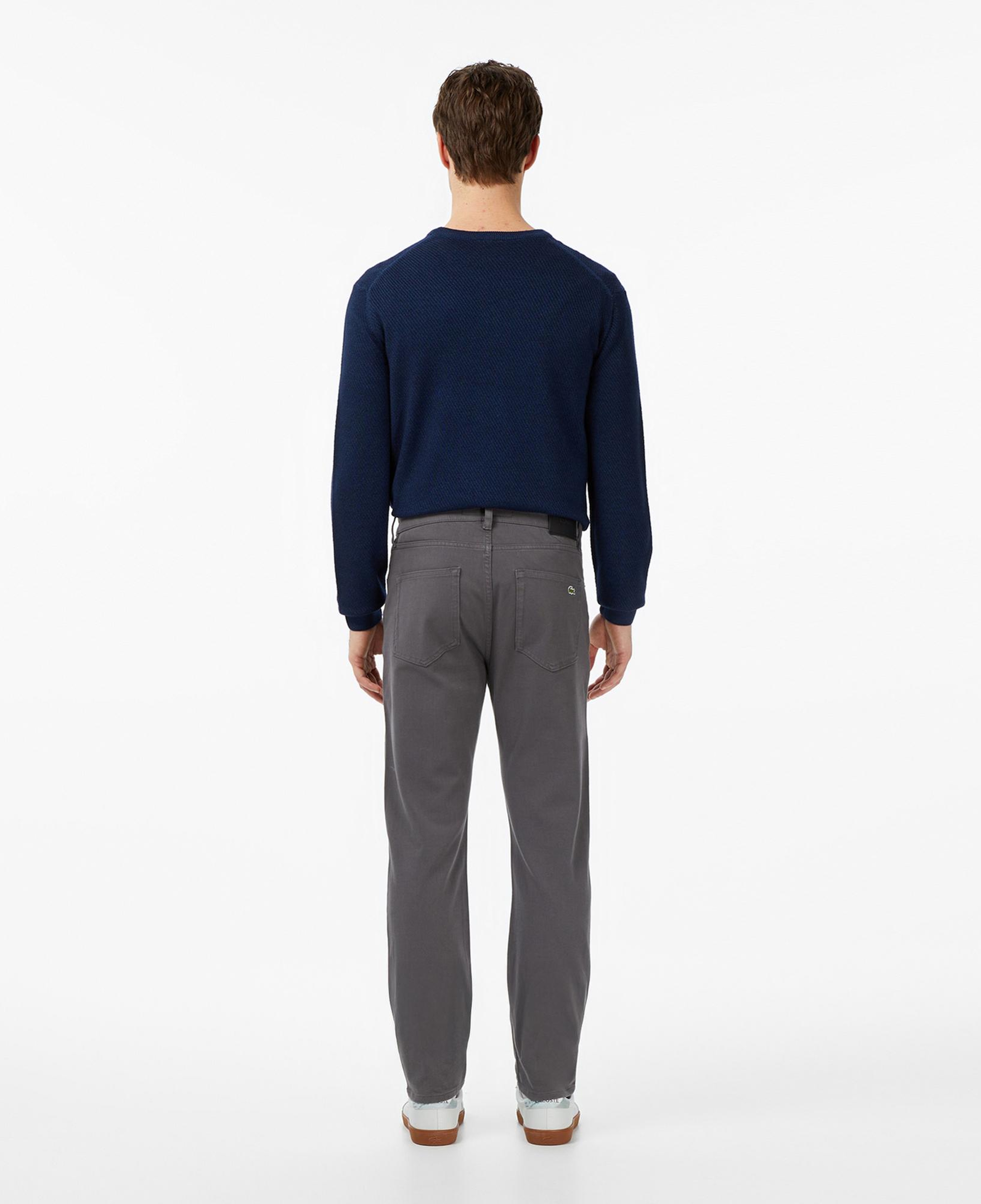 Lacoste Erkek Regular Fit Gri Jean Pantolon