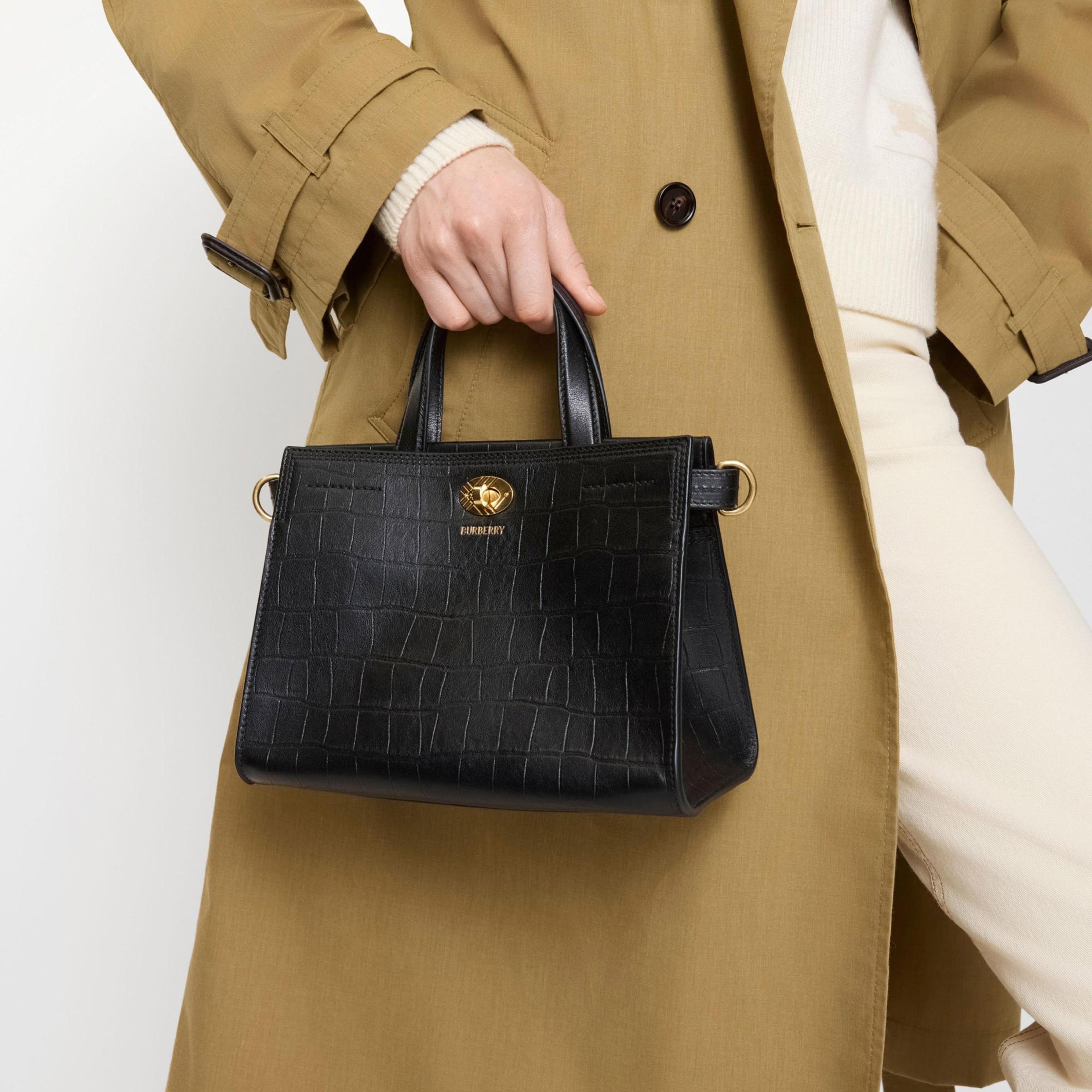 Burberry Tote Kadın Siyah El Çantası