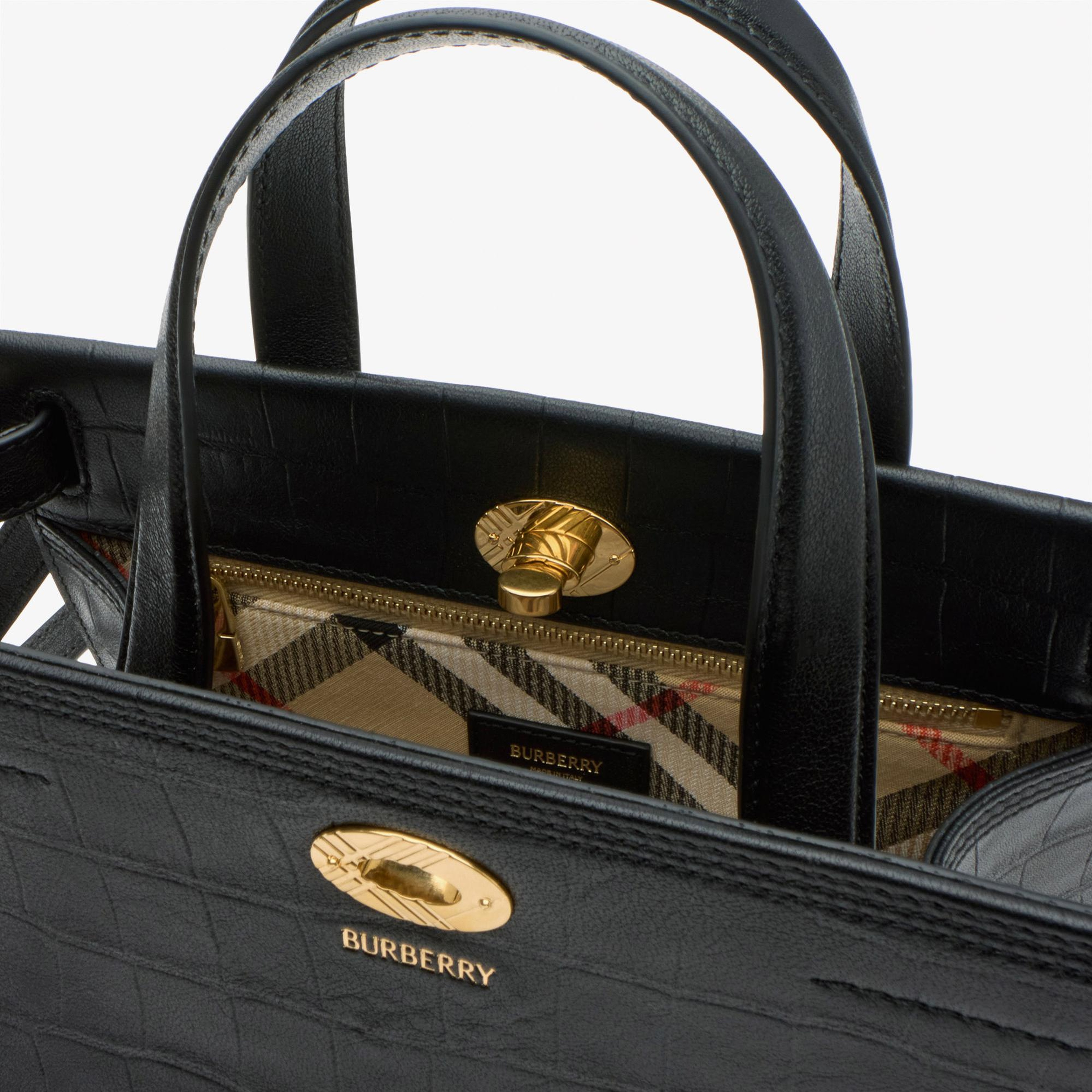 Burberry Tote Kadın Siyah El Çantası