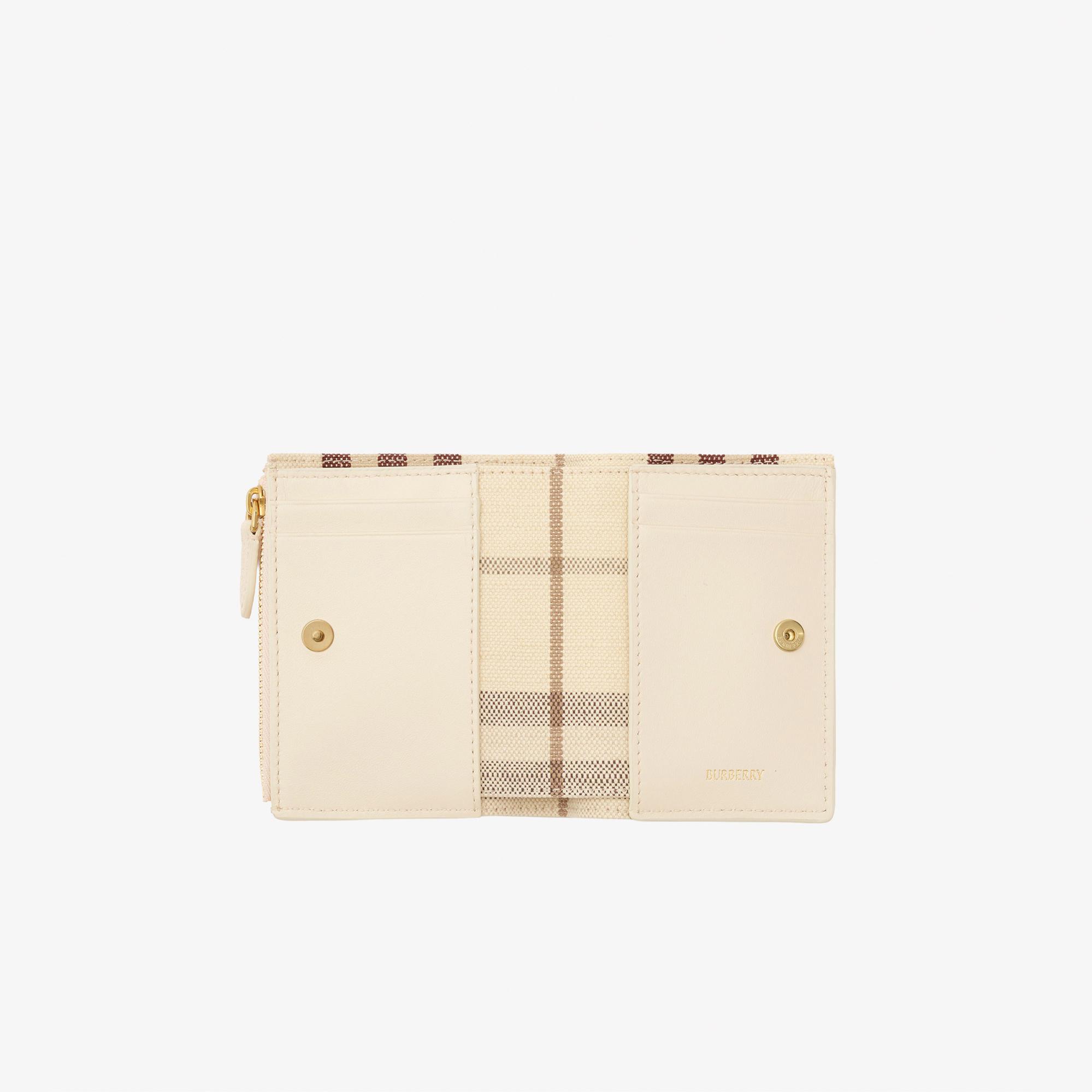 Burberry Bıfold Kadın Bej Cüzdan