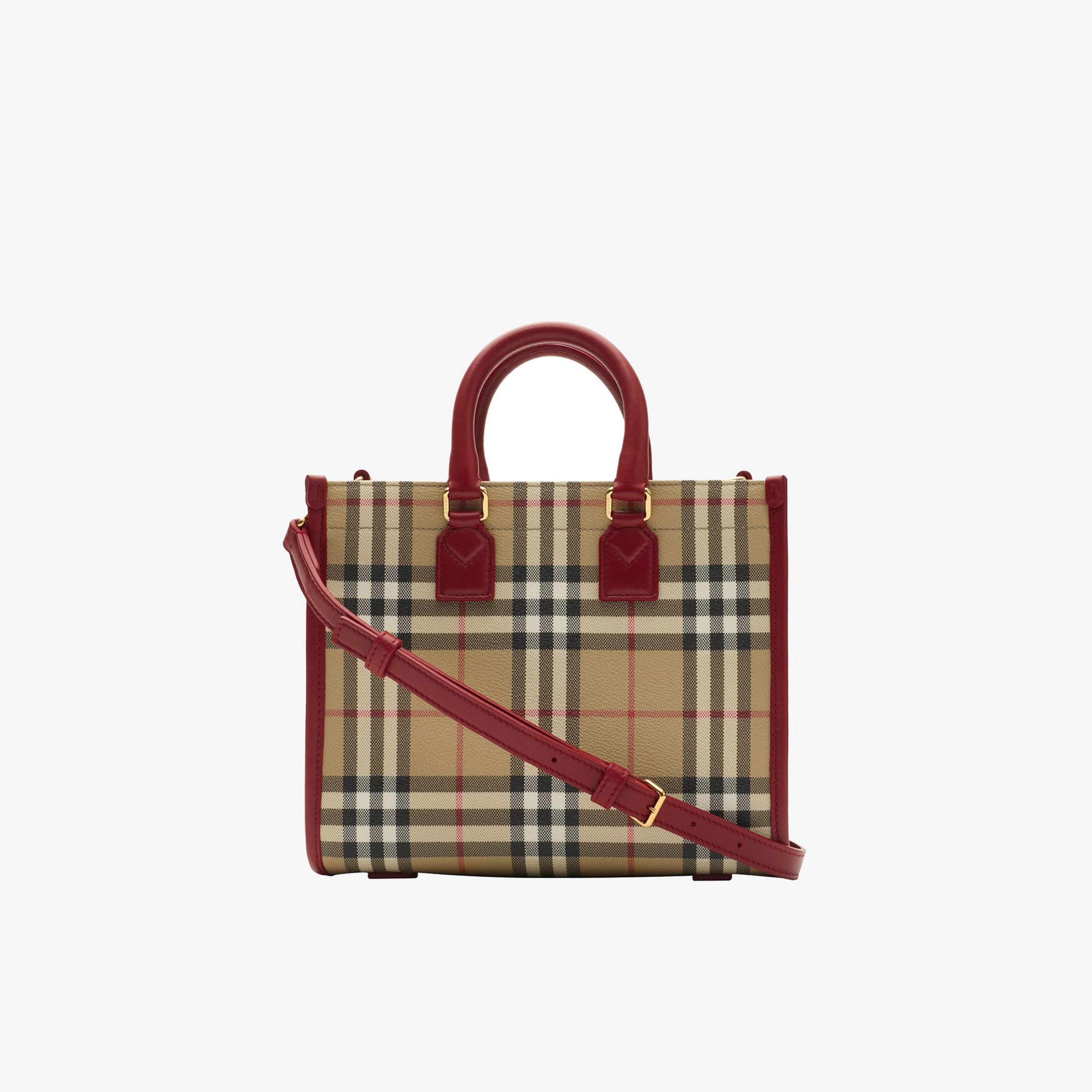 Burberry Freya Tote Kadın Bej Omuz Çantası