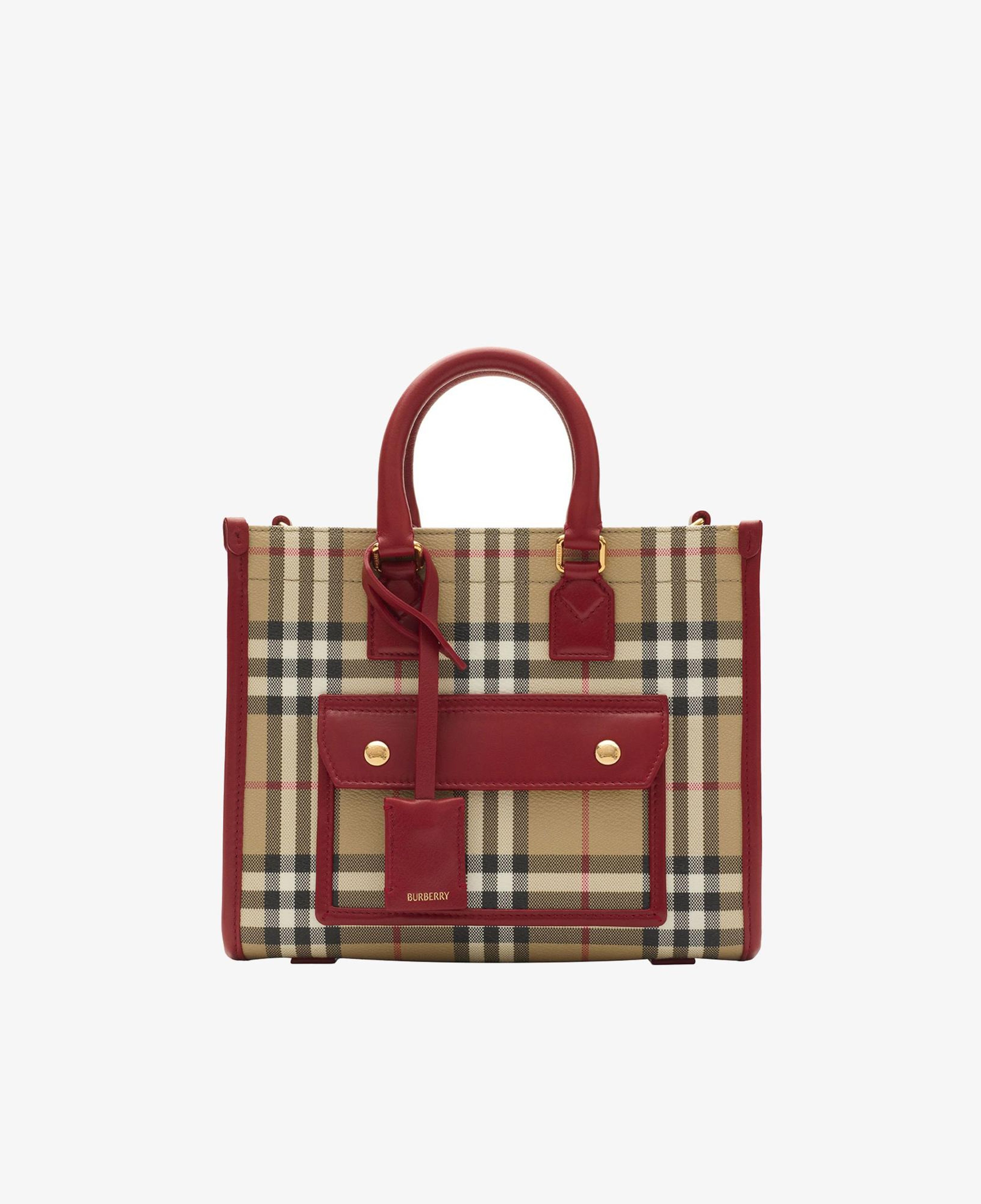 Burberry Freya Tote Kadın Bej Omuz Çantası