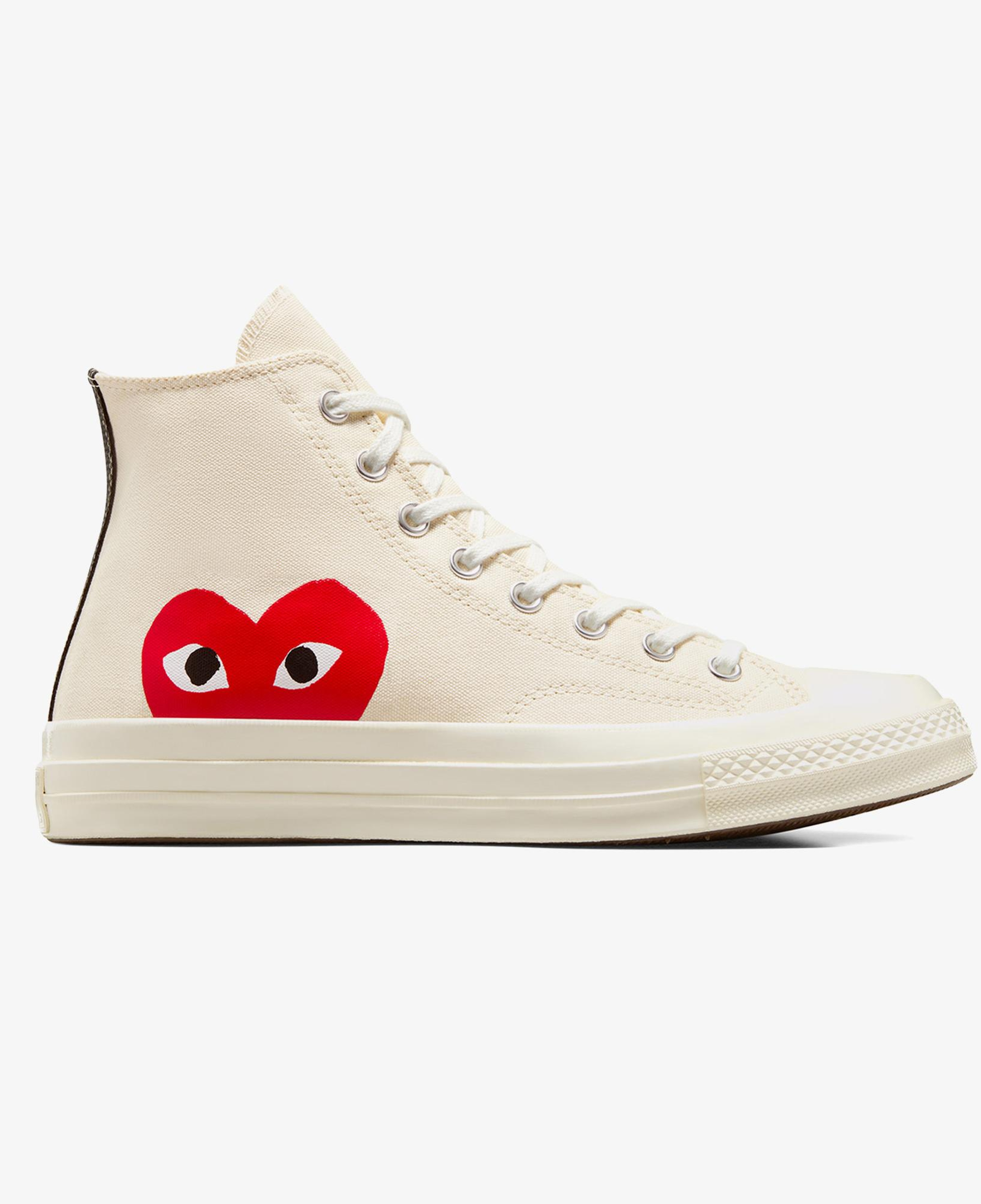 Converse X Comme Des Garçons Play Chuck 70 Unisex Krem Sneaker