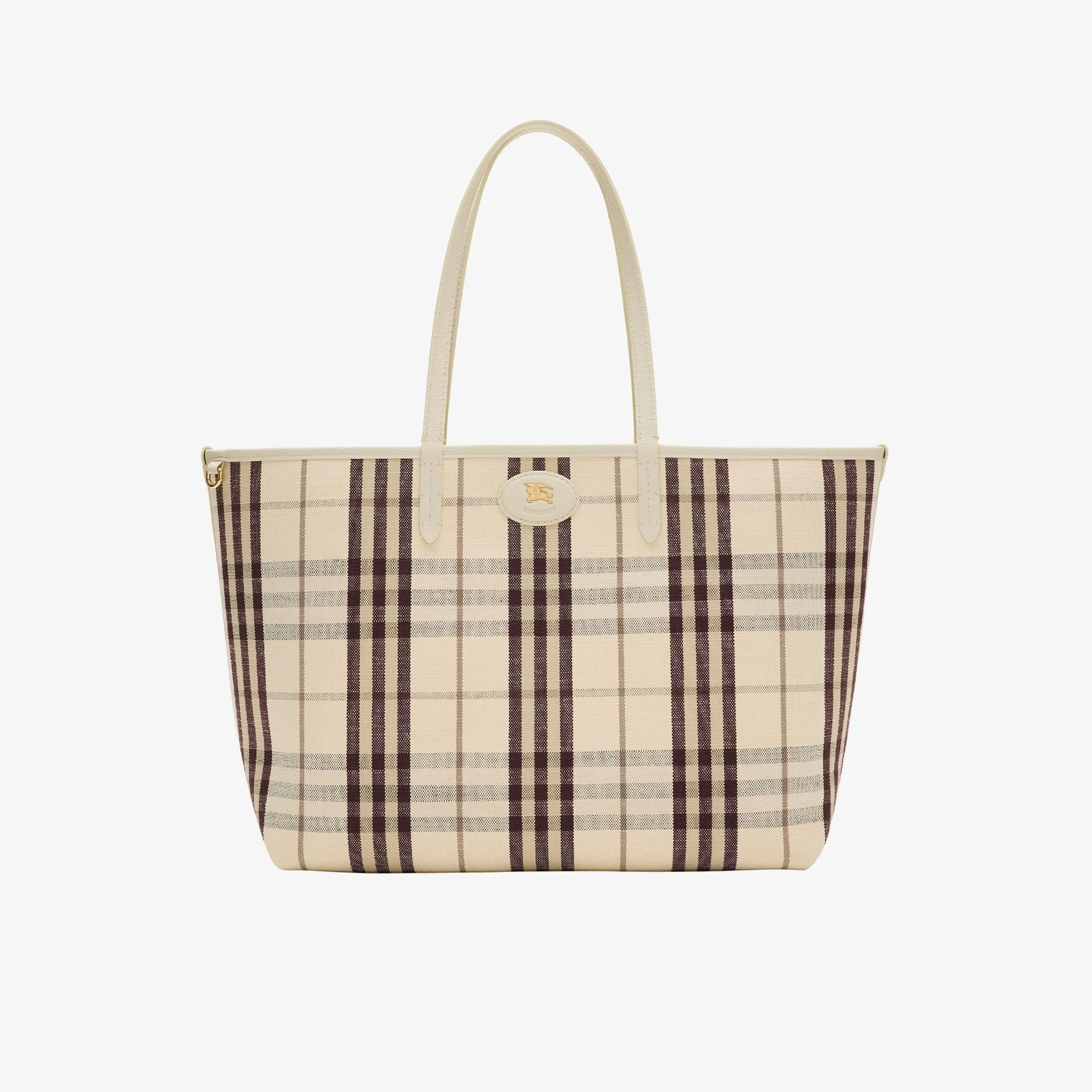 Burberry Reversıble Tote Kadın Bej Omuz Çantası