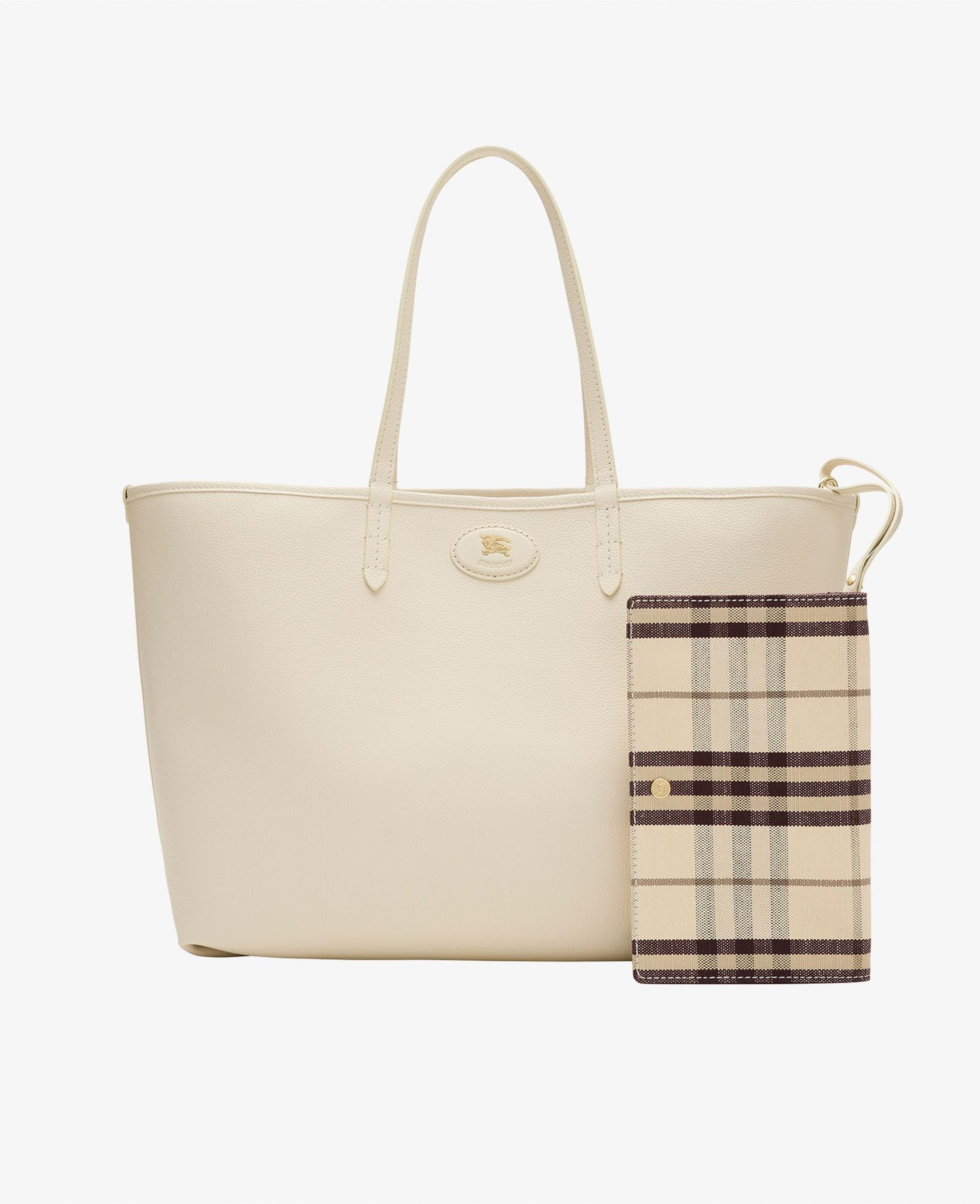 Burberry Reversıble Tote Kadın Bej Omuz Çantası